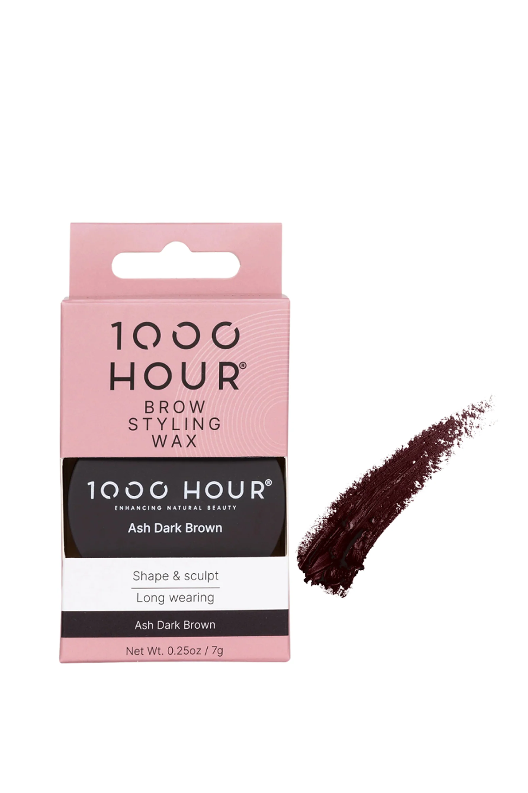 1000 HOUR Brow Styling Wax Ash Dark Brown