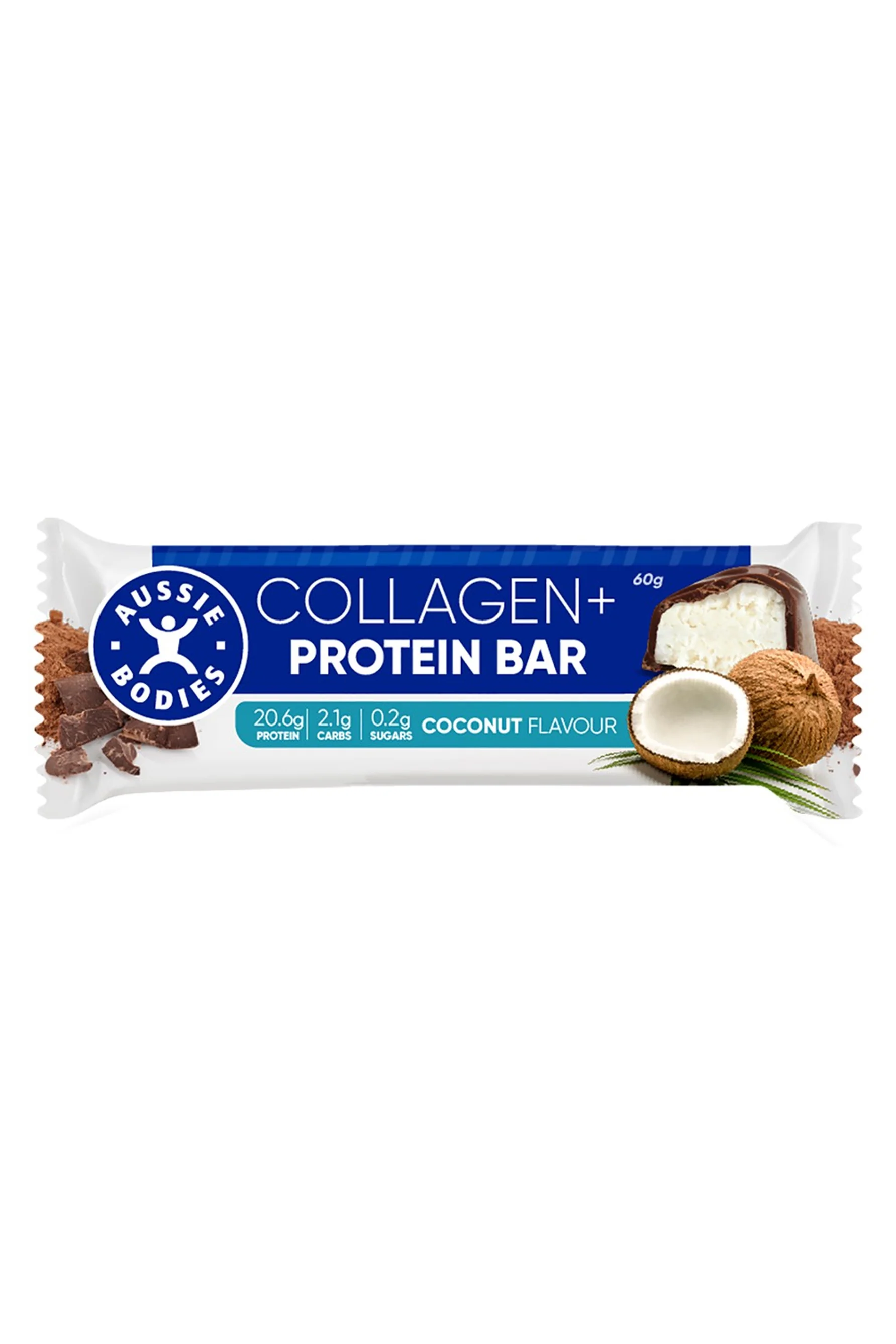 AUSSIE BODIES Collagen + Protein Bar Coconut Bar 60g