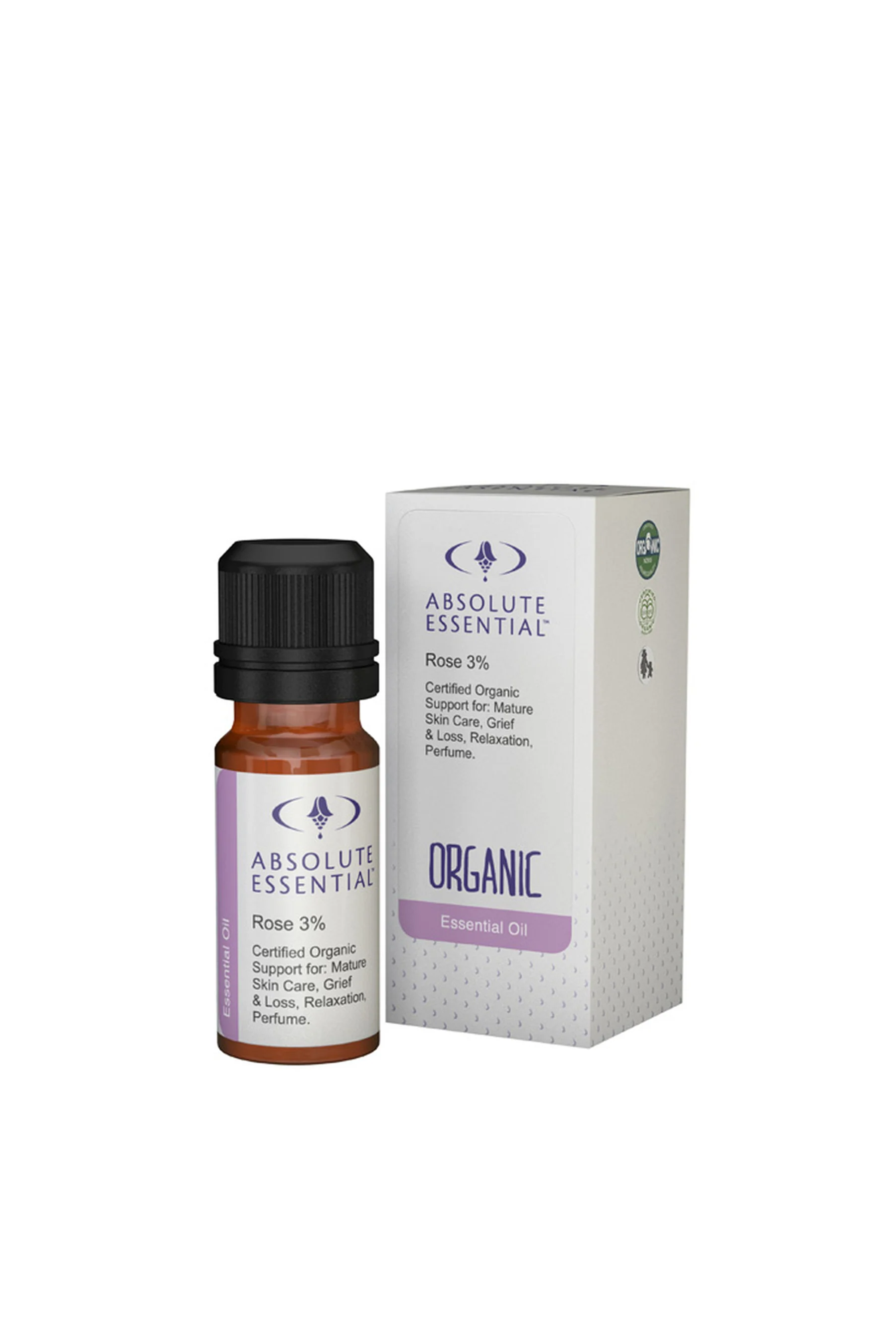 Absolute Essential Oil Organic Rose 3% Oil 10ml