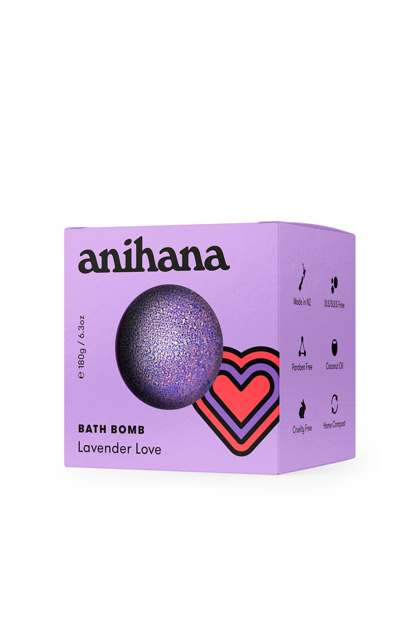 ANIHANA Bath Bomb Lavender Love 180g