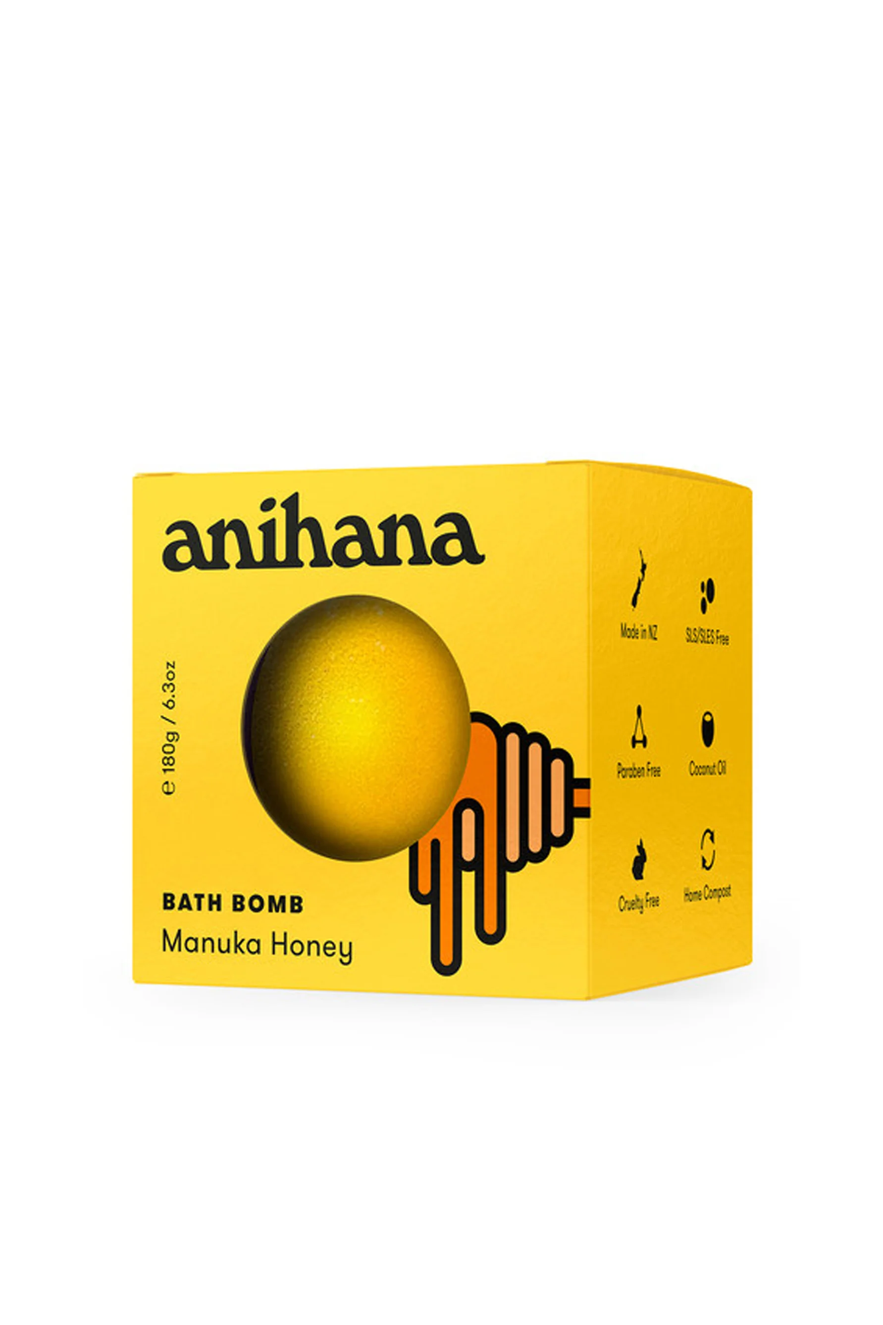 ANIHANA Bath Bomb Manuka Honey 180g