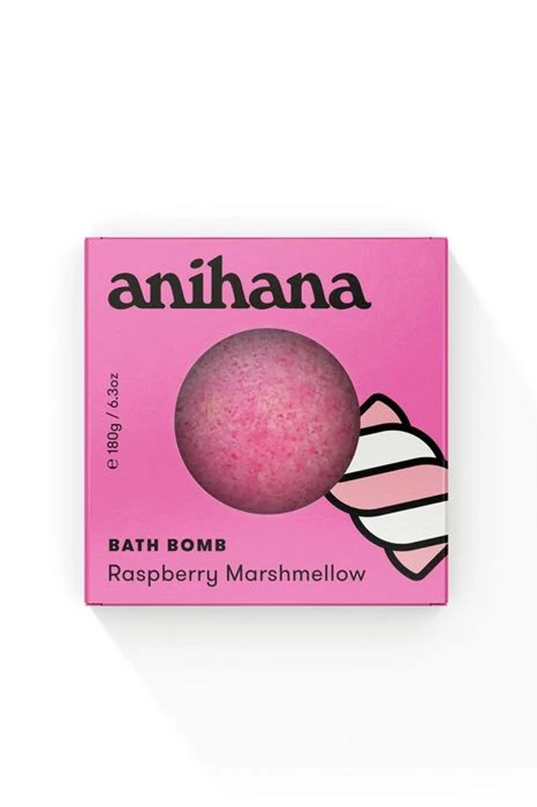 ANIHANA Bath Bomb Raspberry Marshmallow 180g