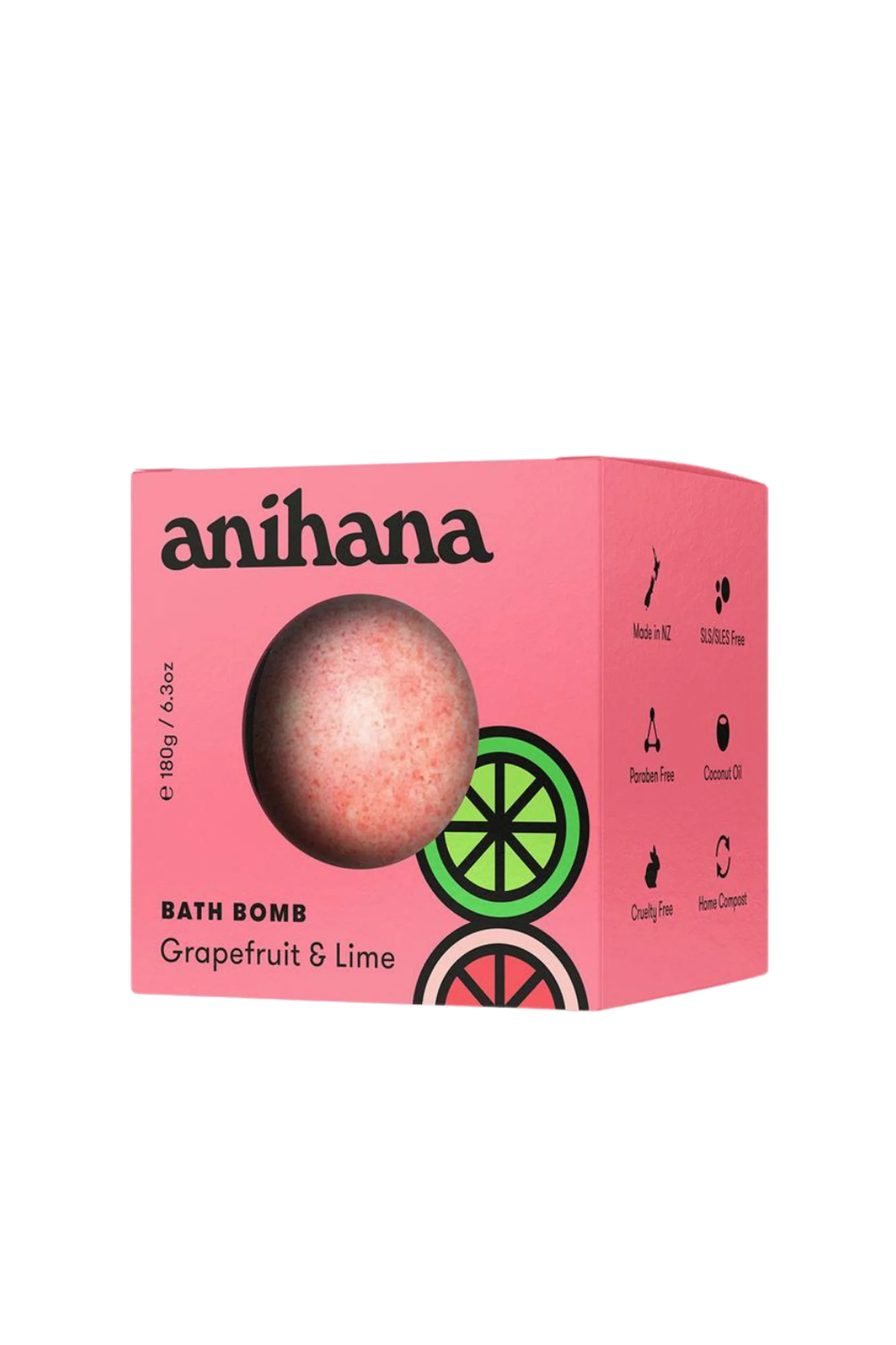 ANIHANA Bath Bomb Grapefruit and Lime 180g
