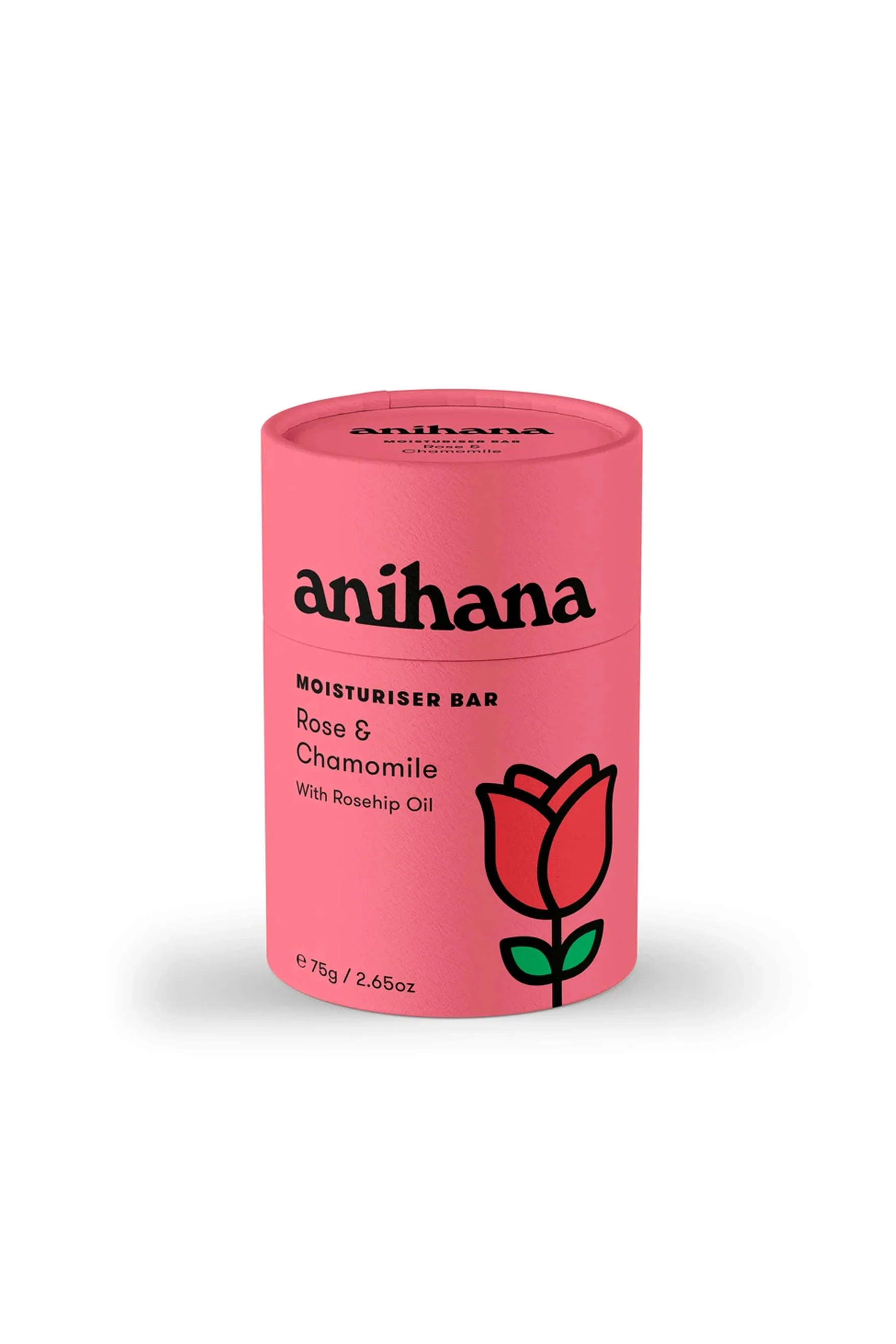 ANIHANA Solid Moisturiser Rose & Chamomile 75g