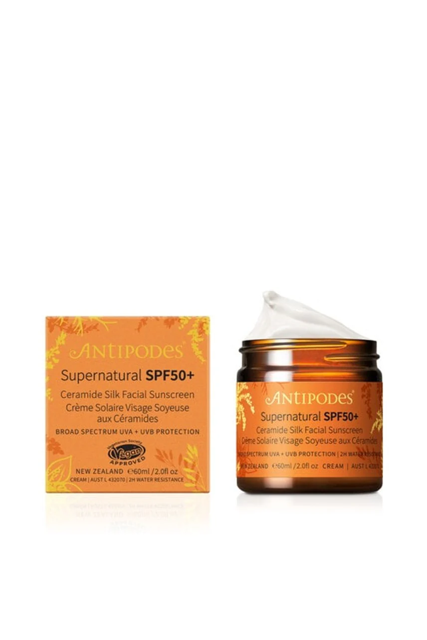 ANTIPODES SUPERNATURAL SPF50+ CERAMIDE SILK FACIAL SUNSCREEN