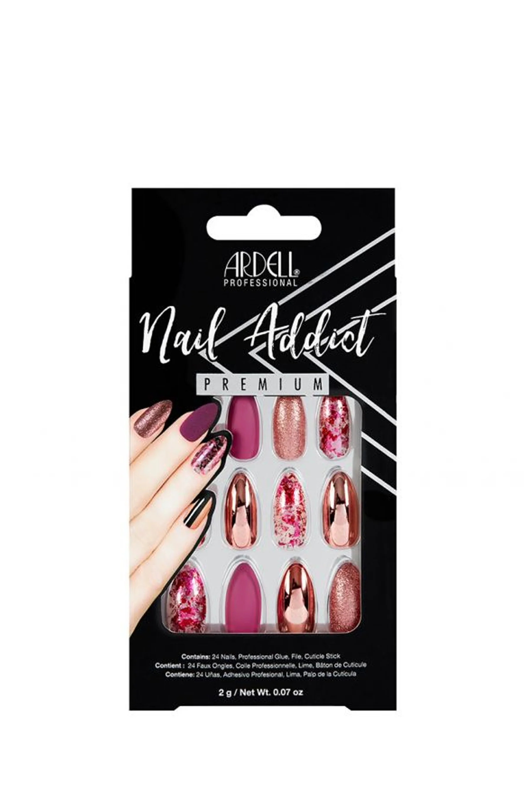 ARDELL Nail Addict Premium Chrome Pink Foil