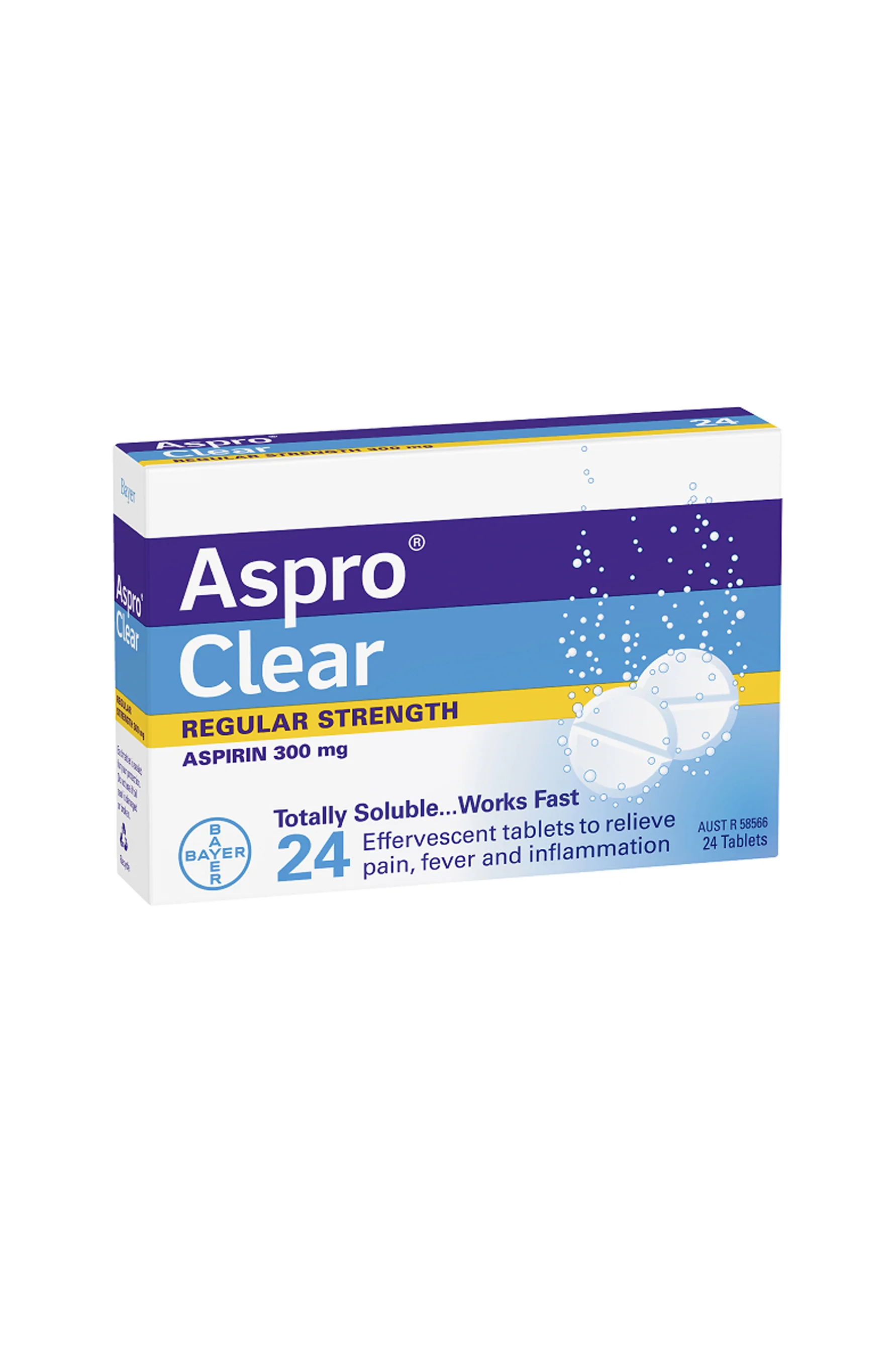 ASPRO Clear 300mg 24 Tablets