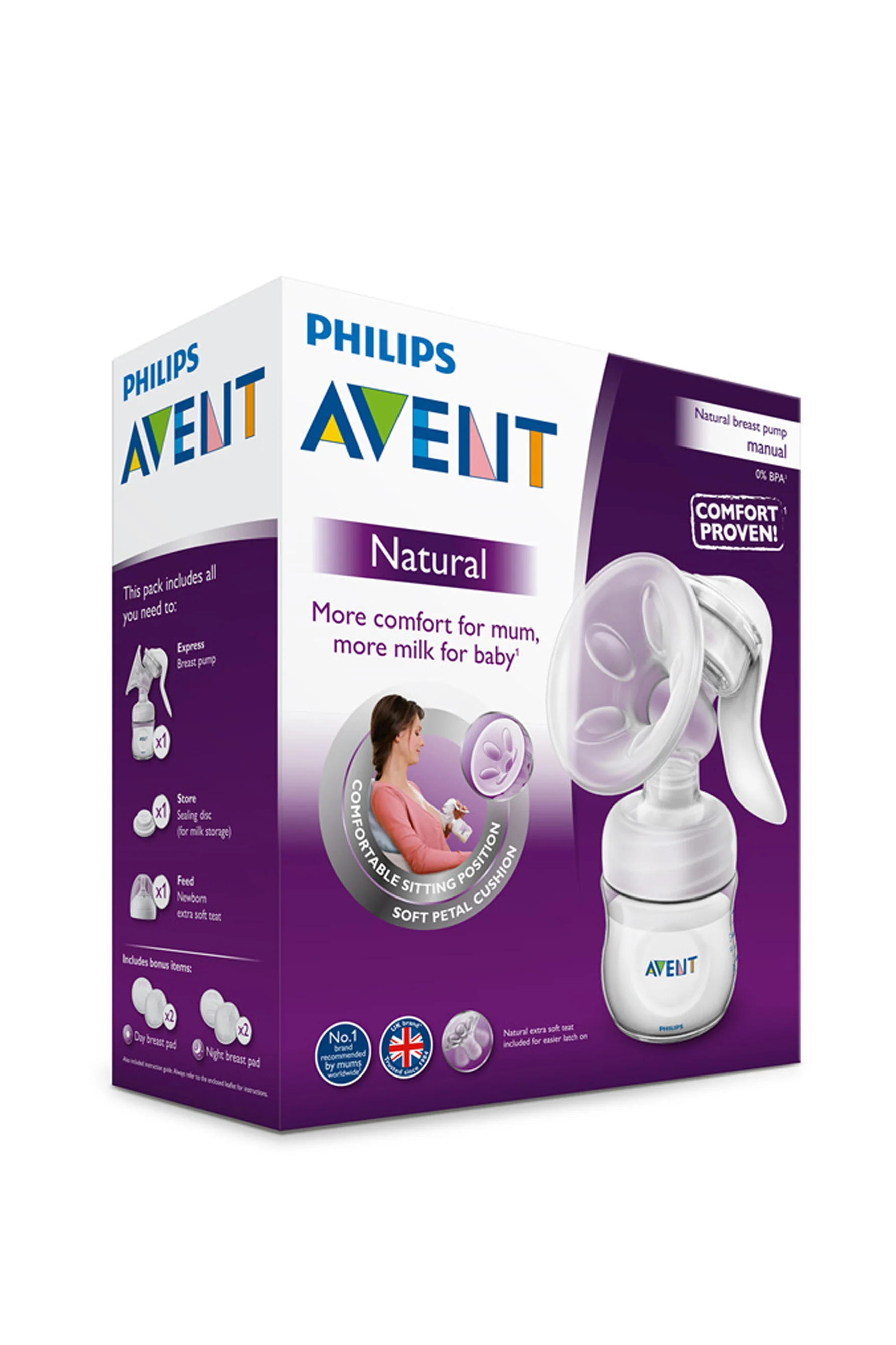 PHILLIPS Avent Comfort Manual Breast Pump - Image 2