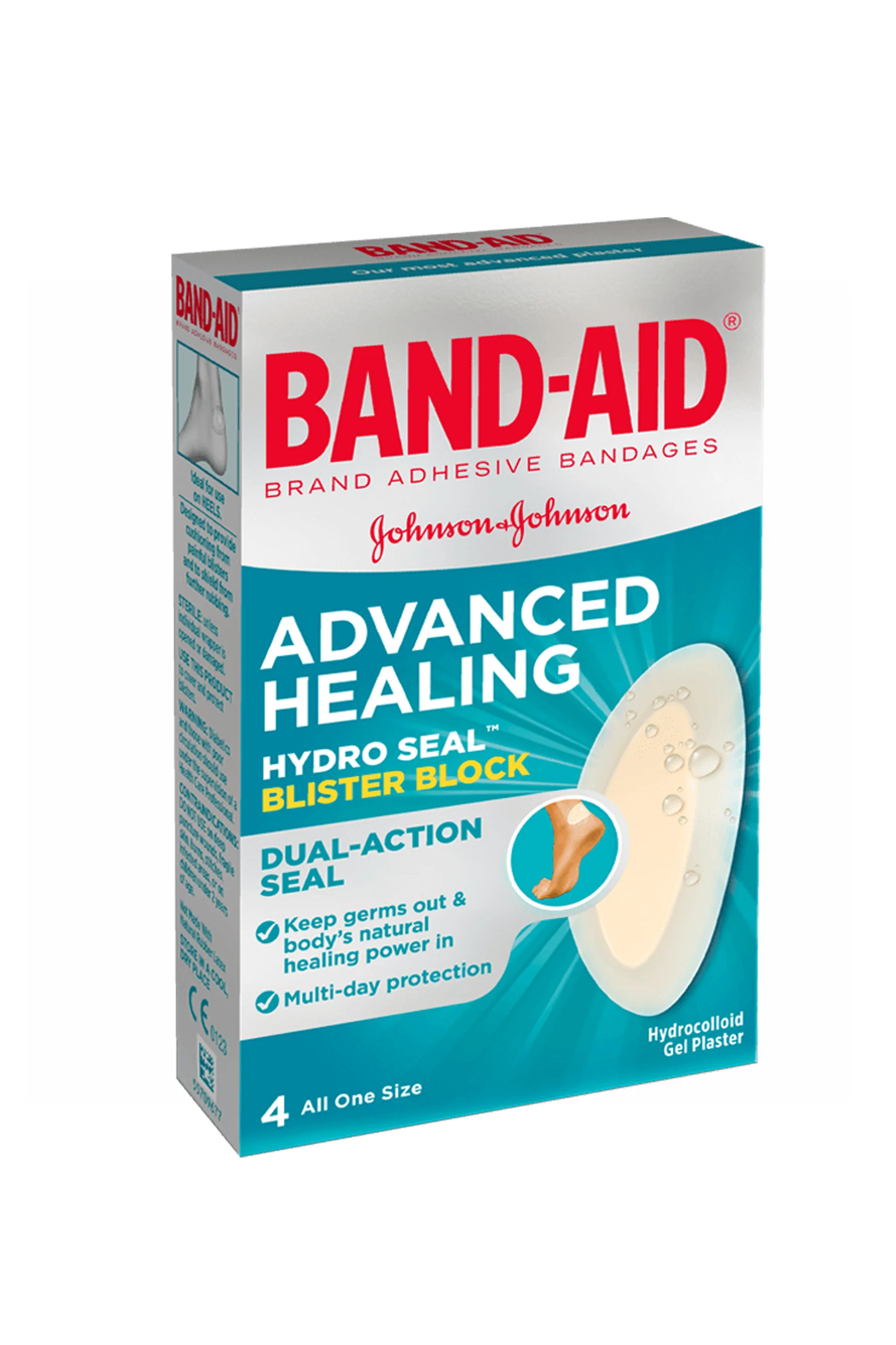 BANDAID Share Advanced Healing Blister Block Regular 4's