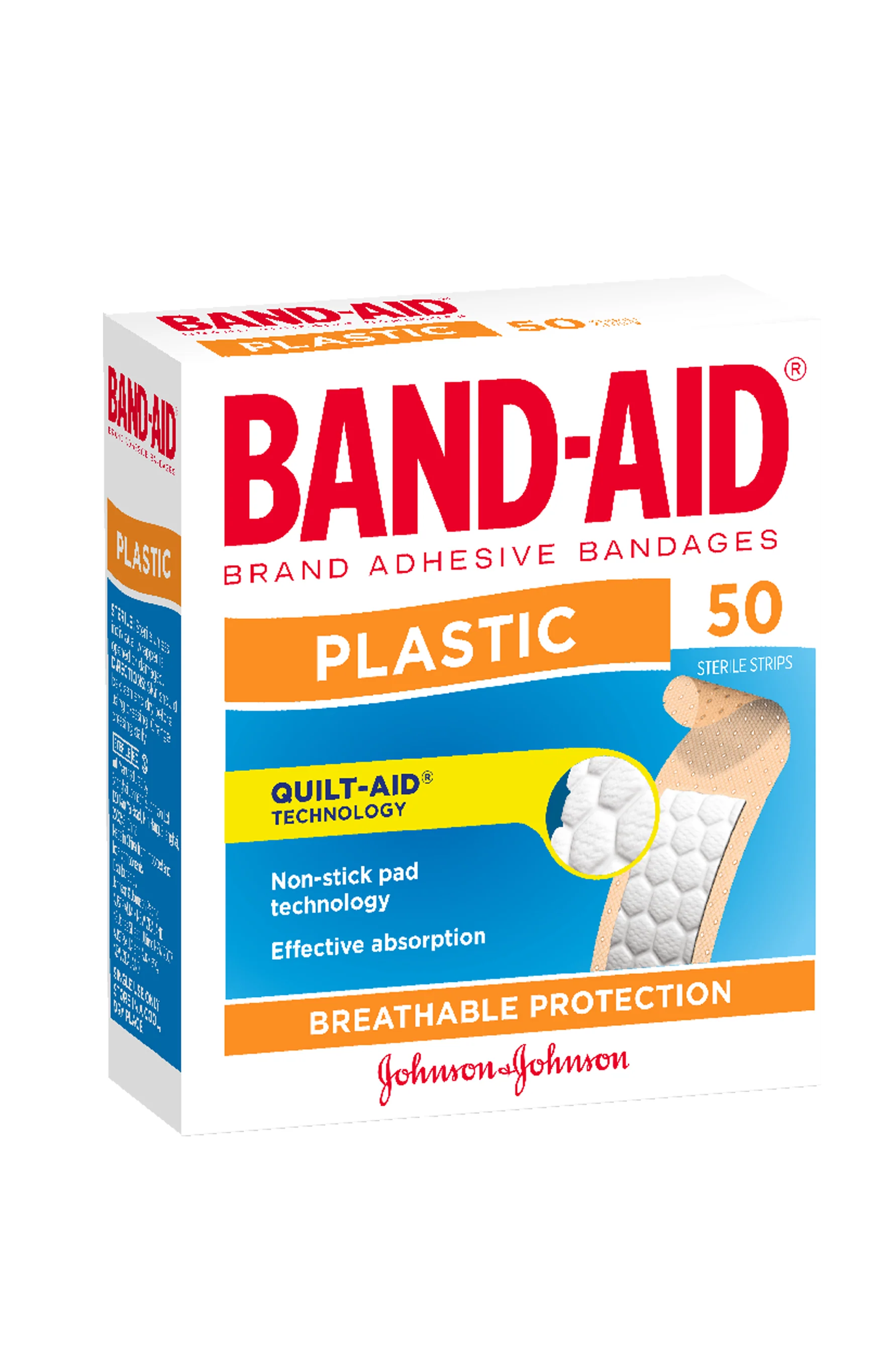 BANDAID Plastic Strips 50s