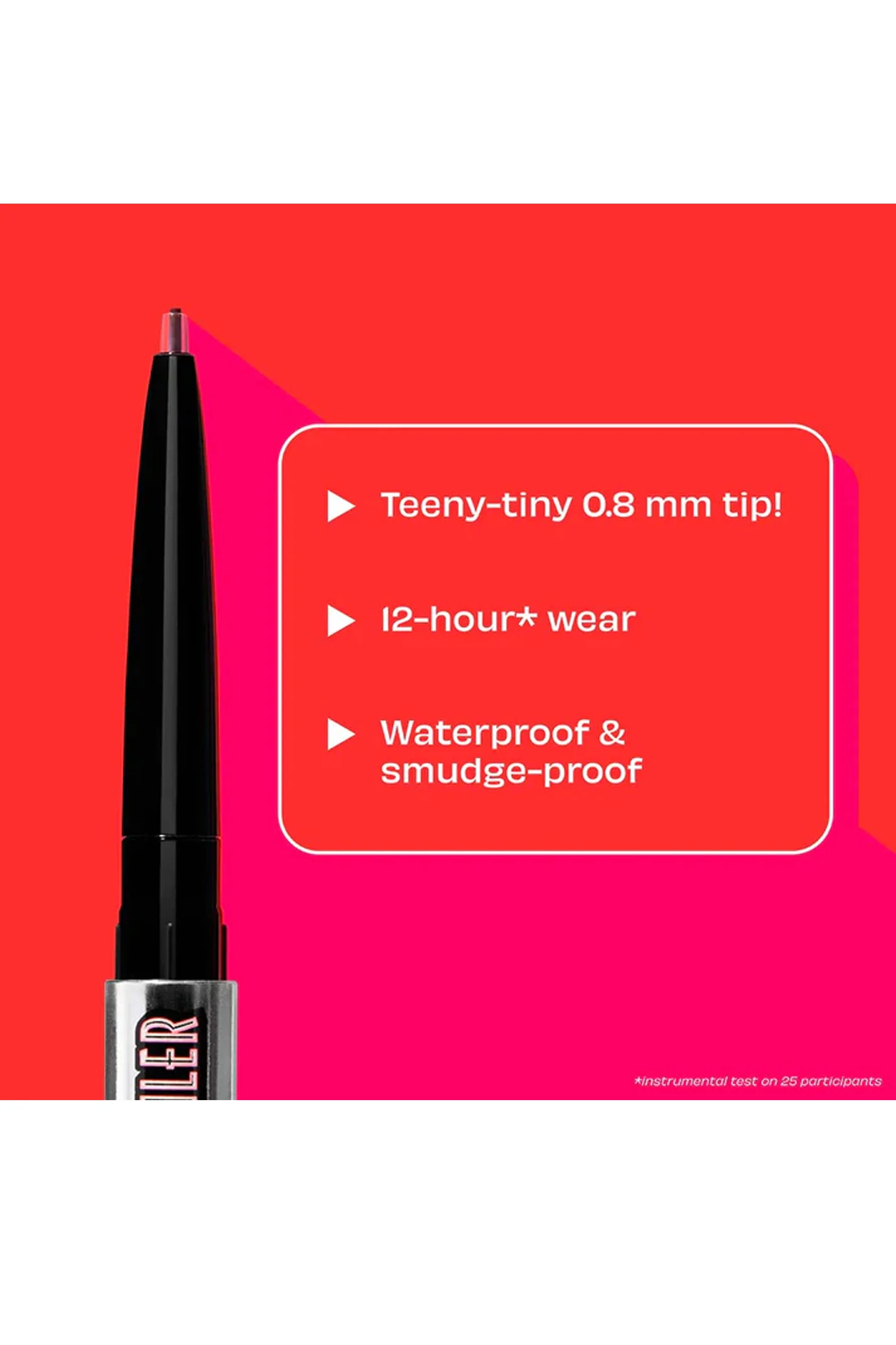 BENEFIT Precisely, My Brow Detailer Pencil 4 Warm Deep Brown - Image 3
