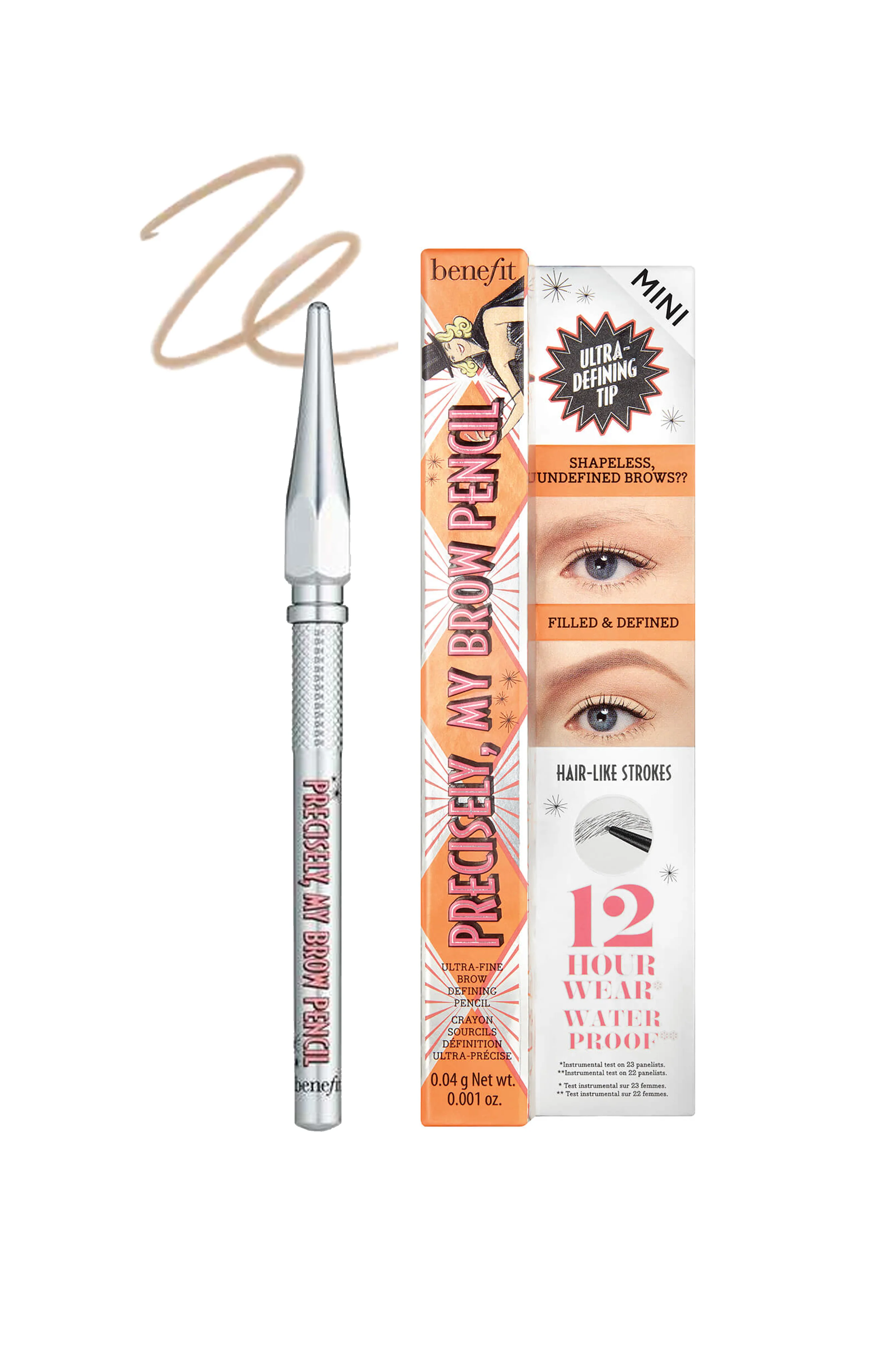 BENEFIT Precisely My Brow Pencil 01 Light Mini .04g