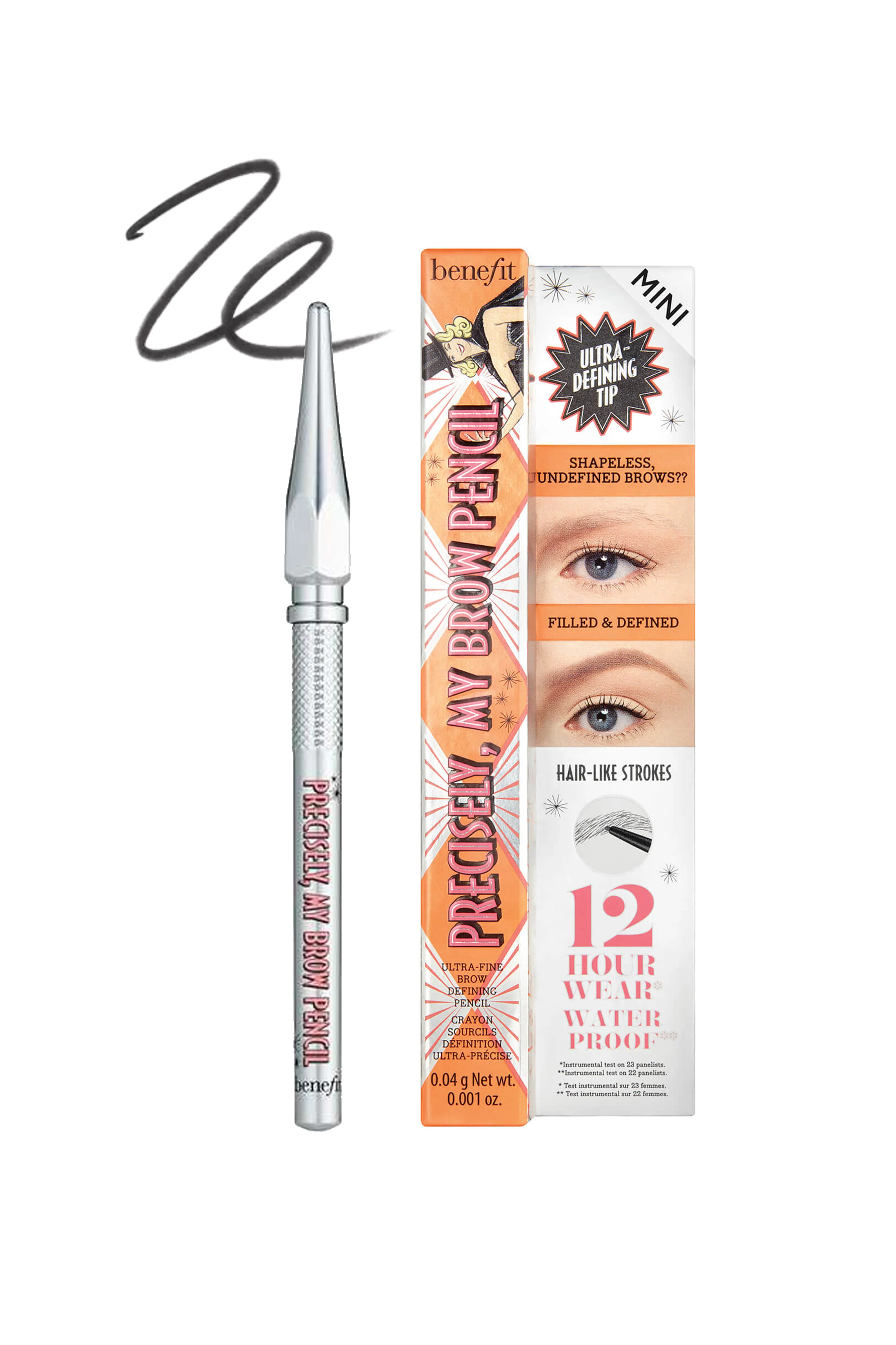 BENEFIT Precisely My Brow Pencil 06 Deep Mini .04g