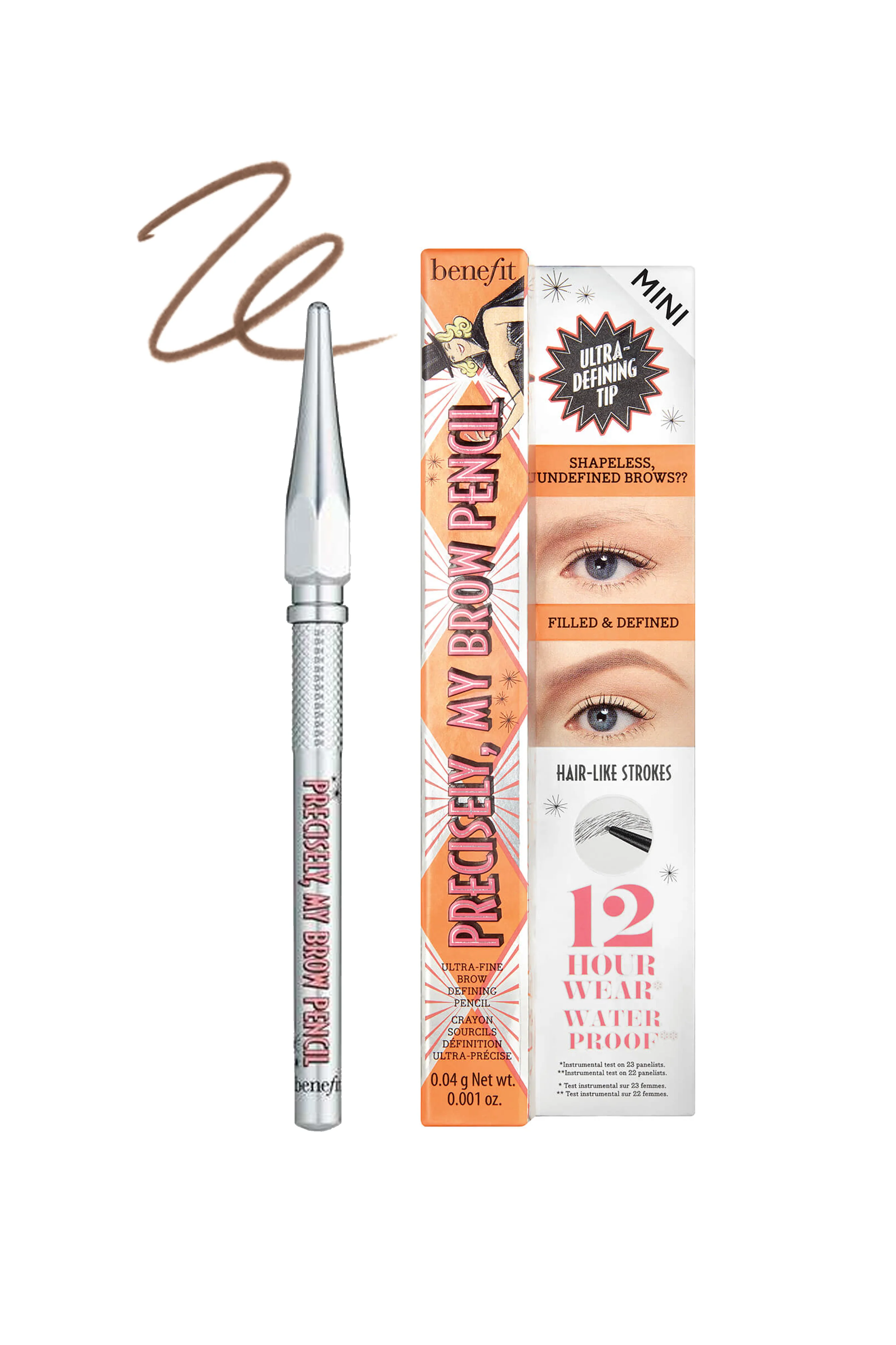 BENEFIT Precisely My Brow Pencil 3.5 Medium Mini .04g