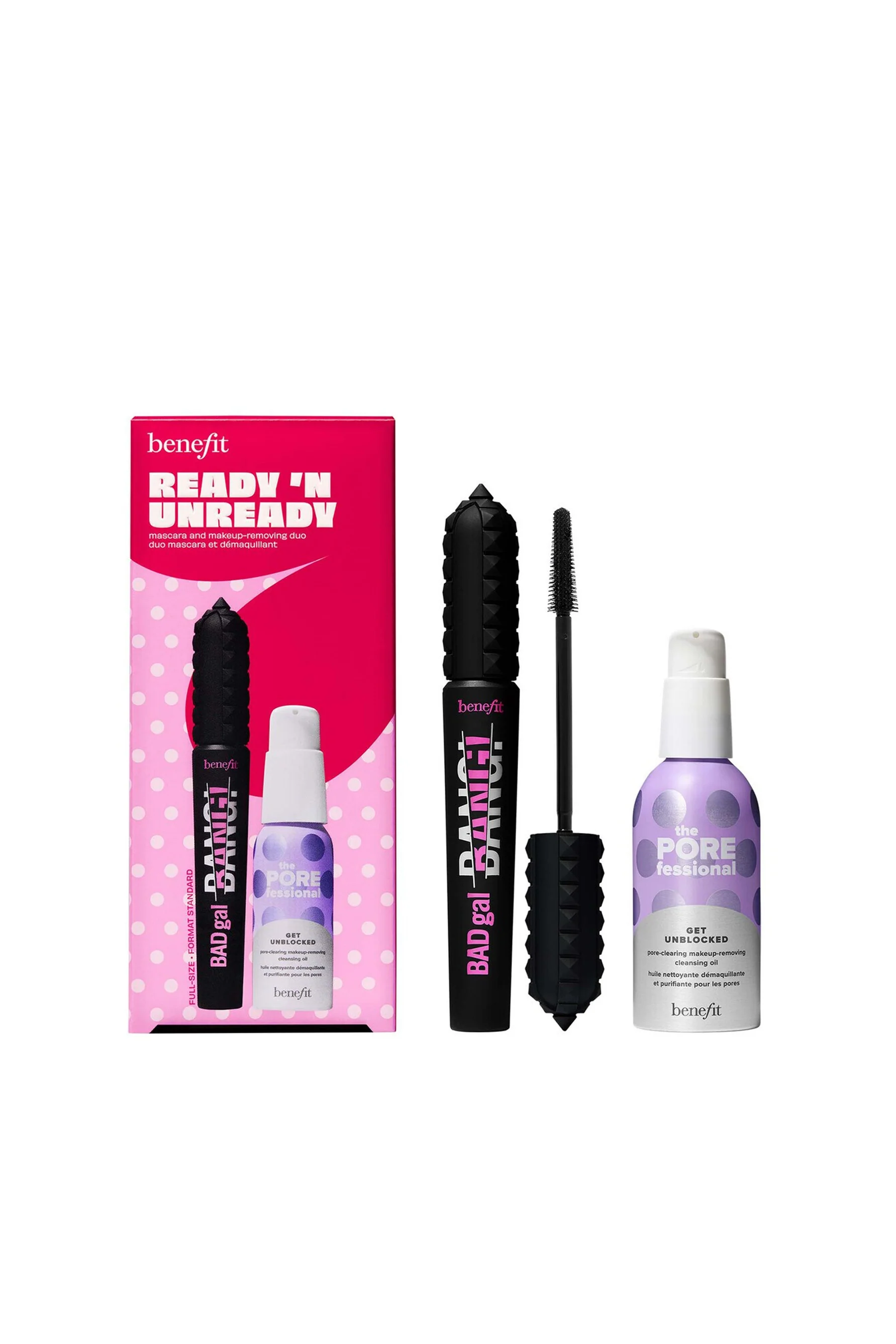 BENEFIT Ready'N Unready Mascara & Cleansing Oil Set
