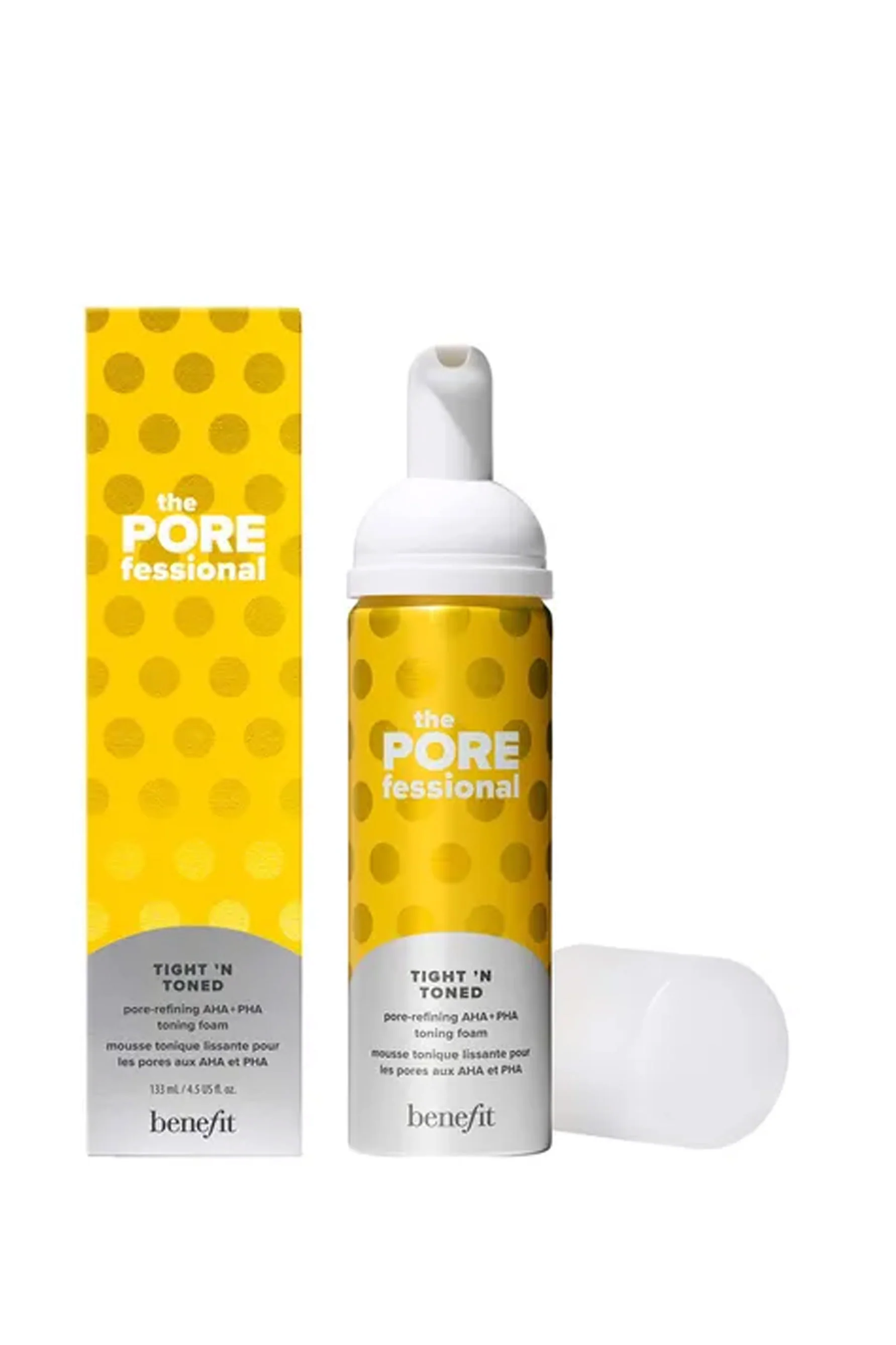 BENEFIT The Porefessional Tight ’N Toned Pore-Refining AHA+PHA Toning Foam