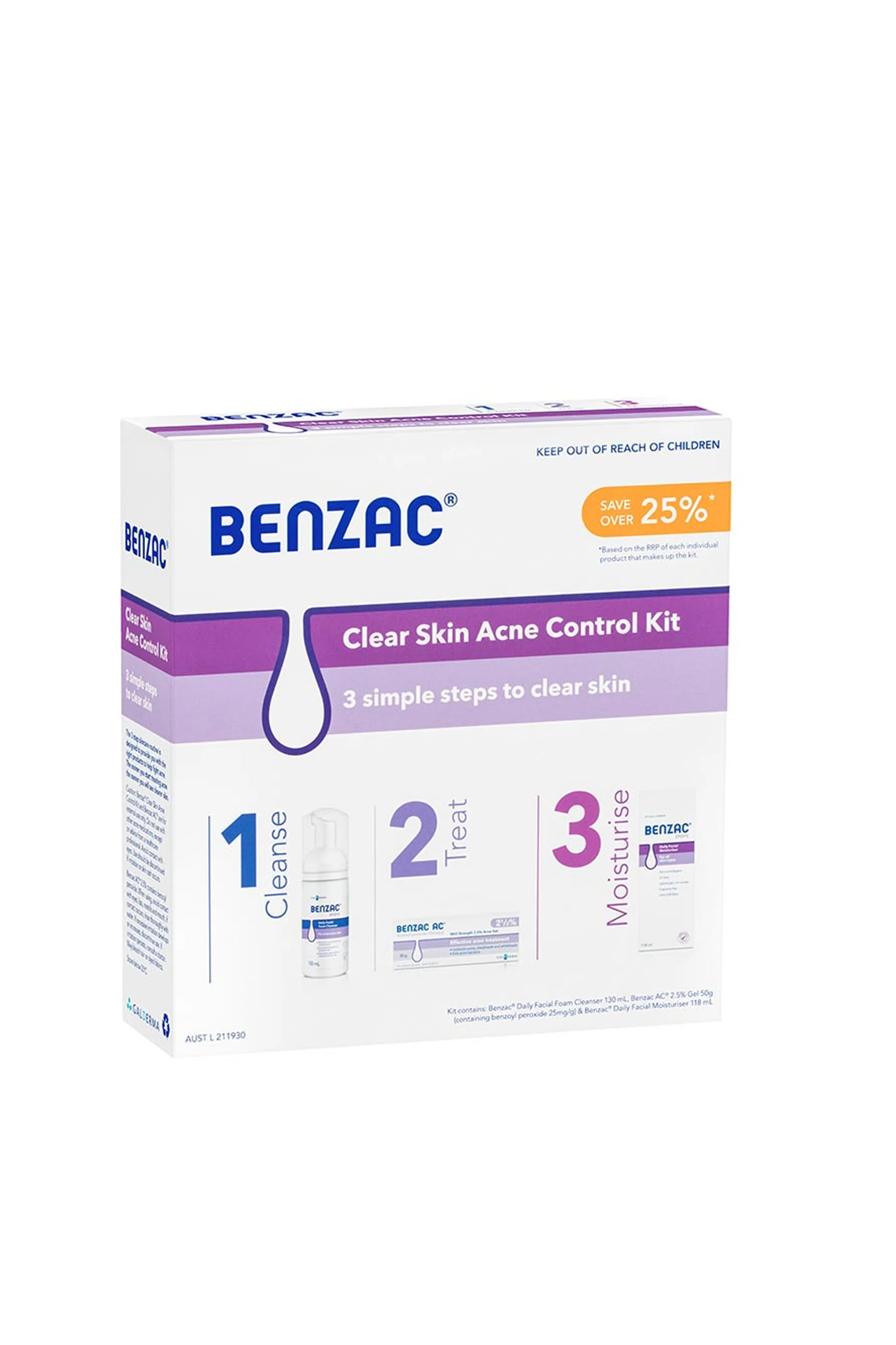 BENZAC Clear Acne Kit