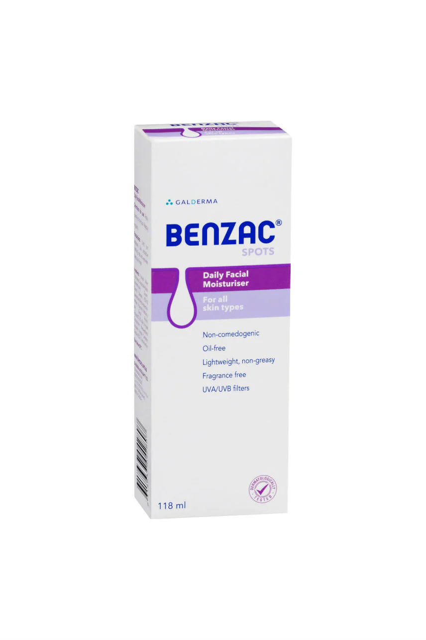 BENZAC Daily Face Moisturiser SPF15 118ml
