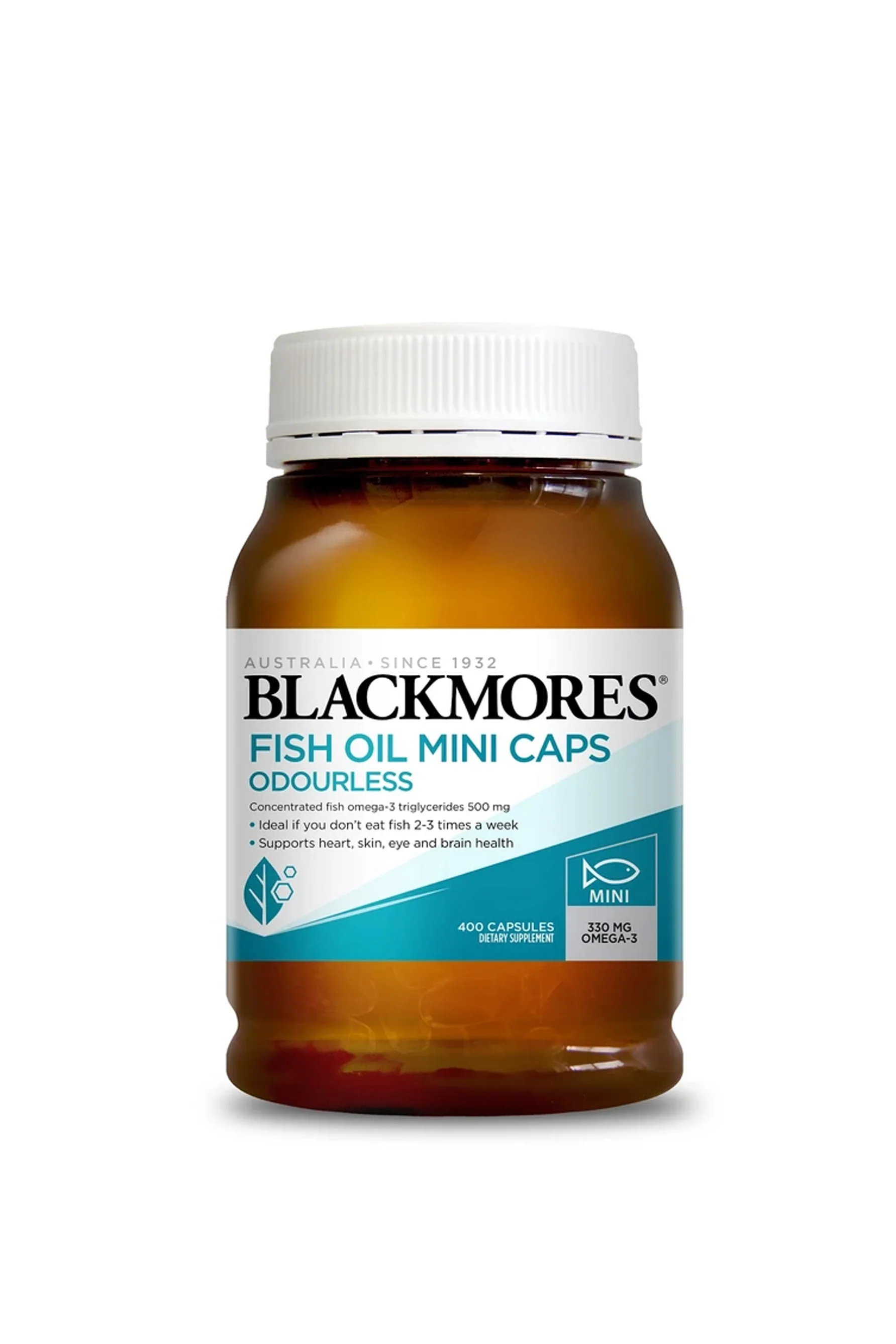 Blackmores Odourless Fish Oil Mini 400 Capsules