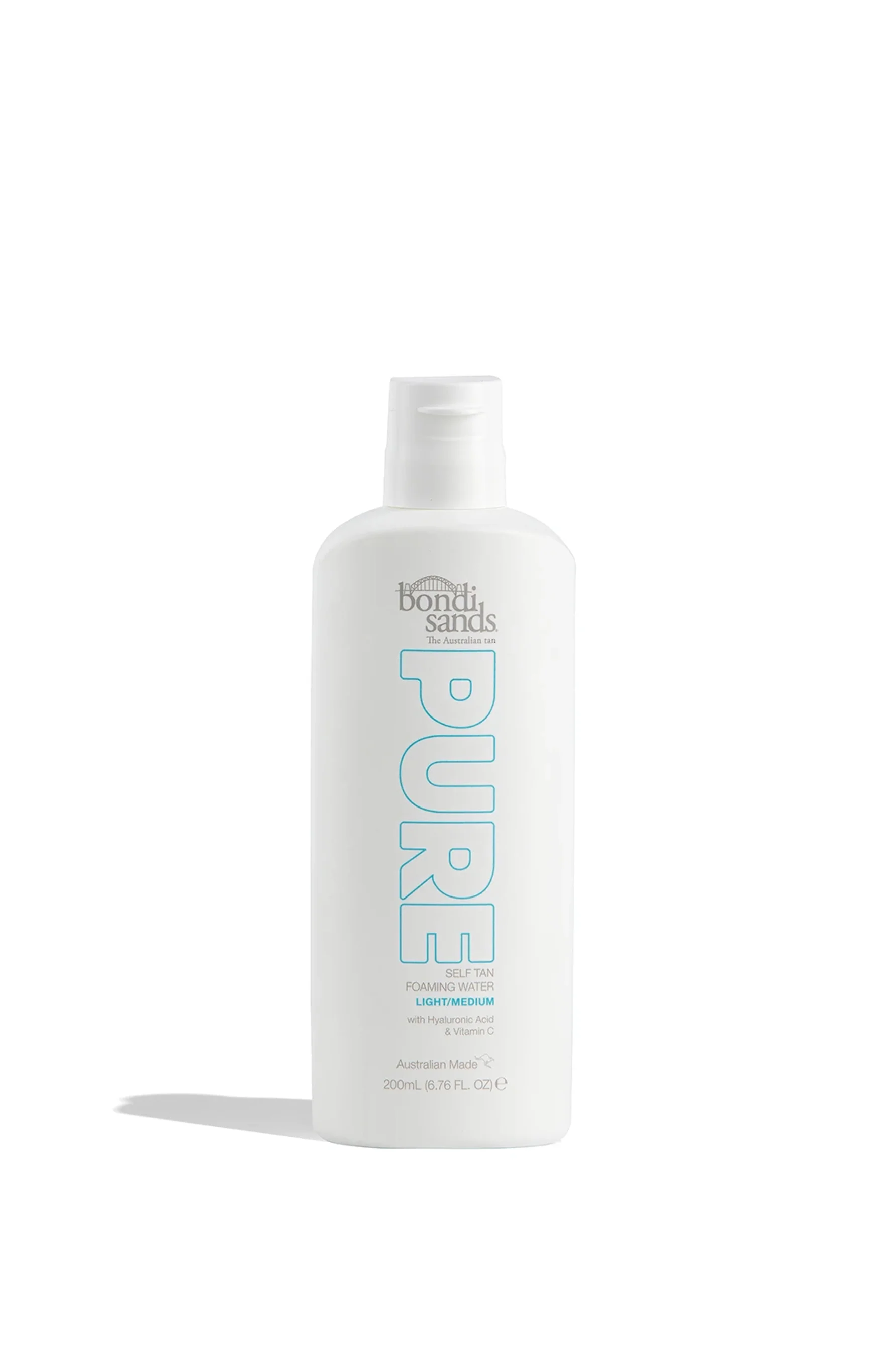 BONDI SANDS Pure Self Tan Foaming Water Light Medium 200ml