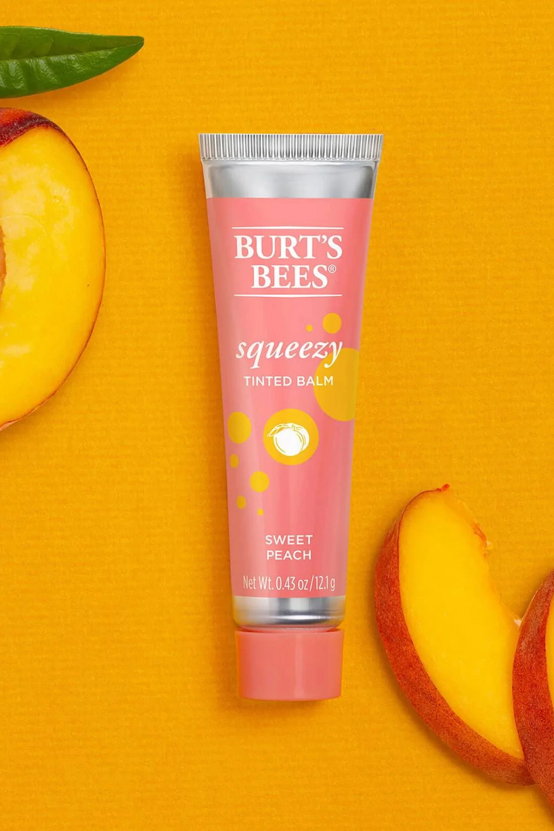 BURTS Bees Squeezy Lip Balm Sweet Peach - Image 2