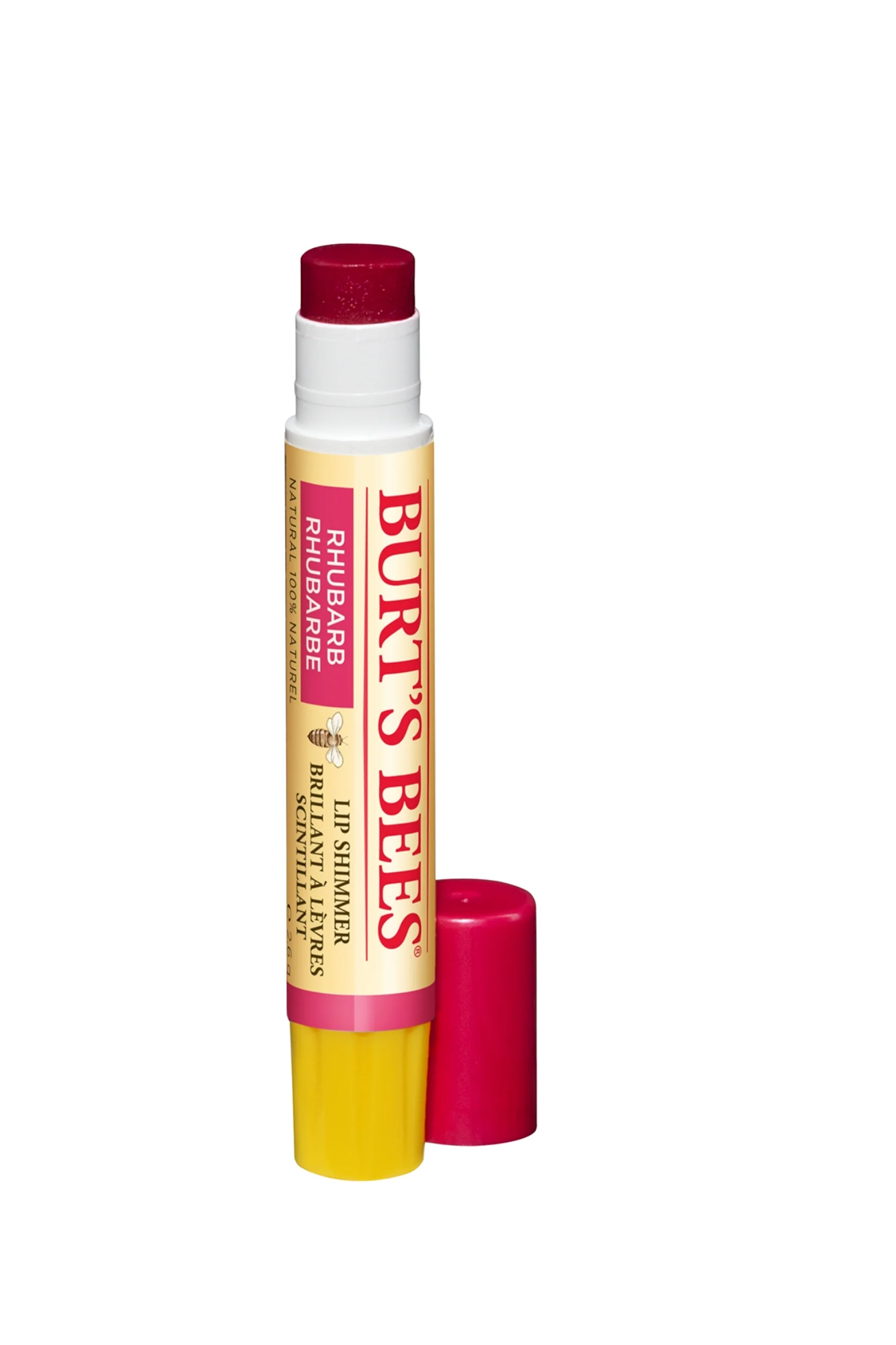 BURTS Bee Lip Shimmer Rhubarb 2.76g