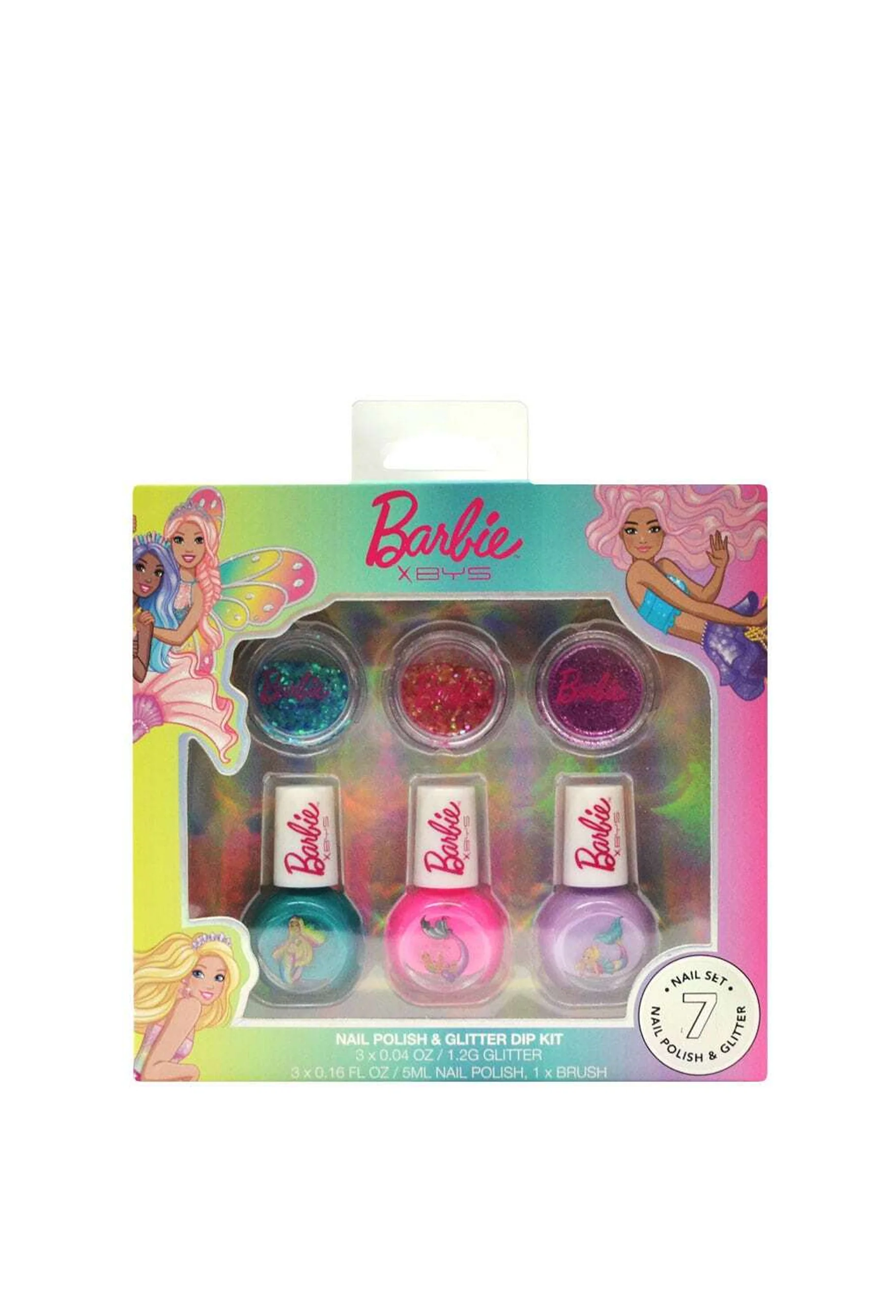 BARBIE Nail Dip Fairy 7pc