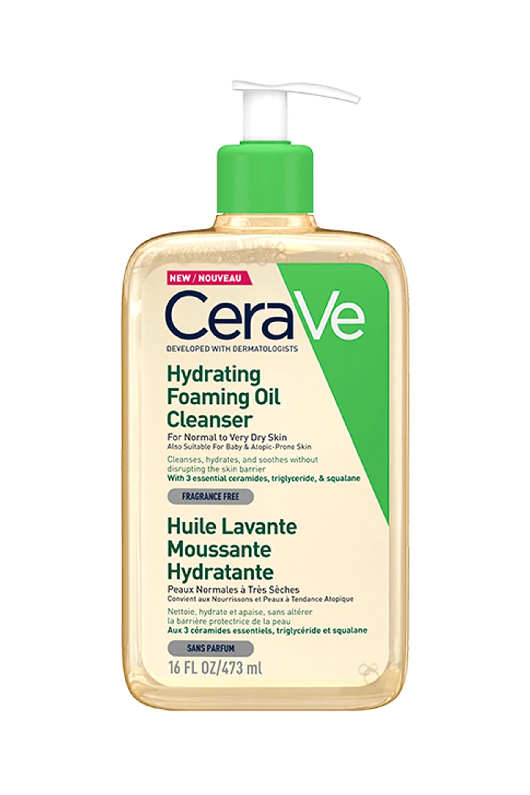 CeraVe Hydrating Foaming Oil Cleanser 473ml