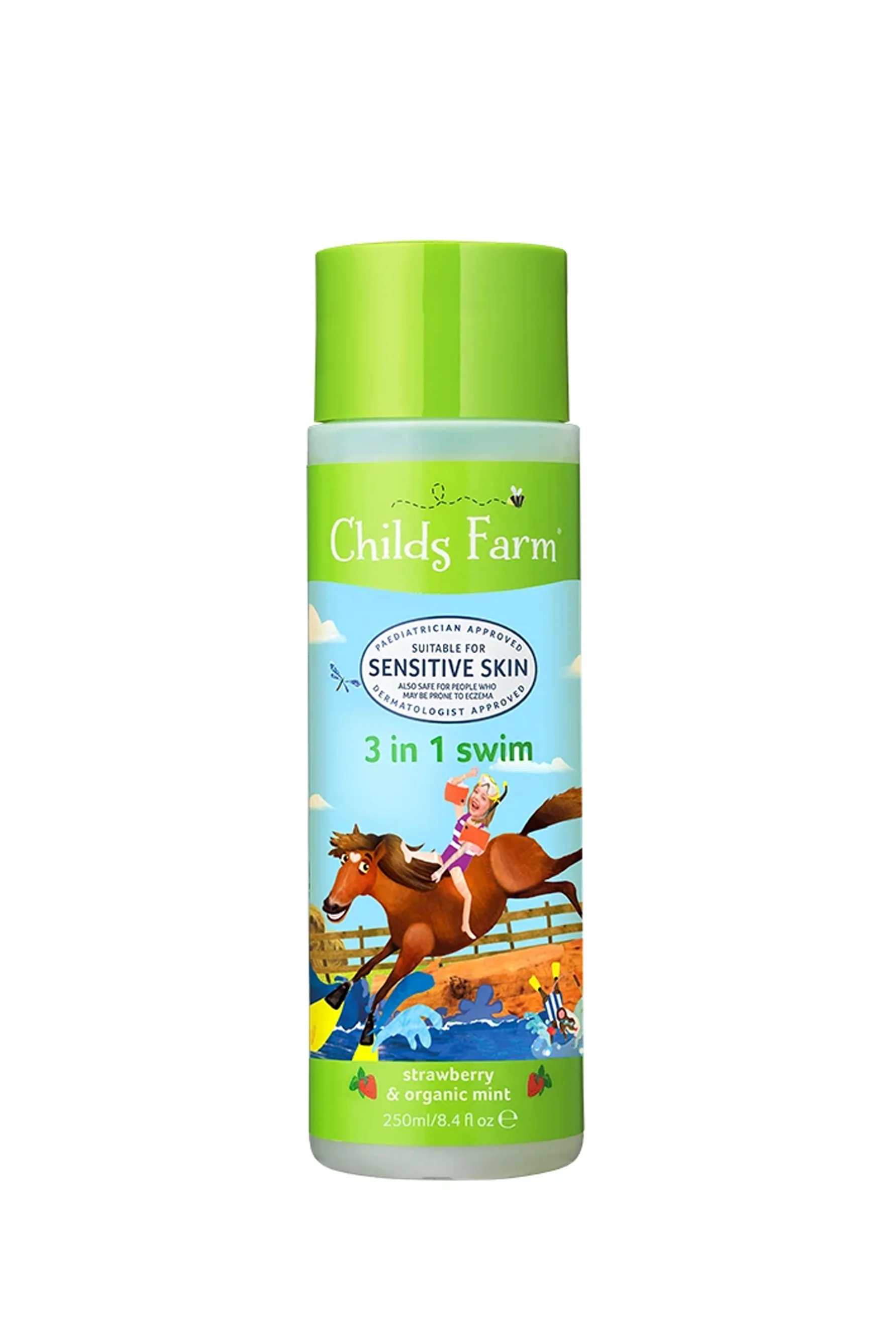CHILDS FARM Swim Strawberry & Organic Mint 3 In 1 Swim 250ml