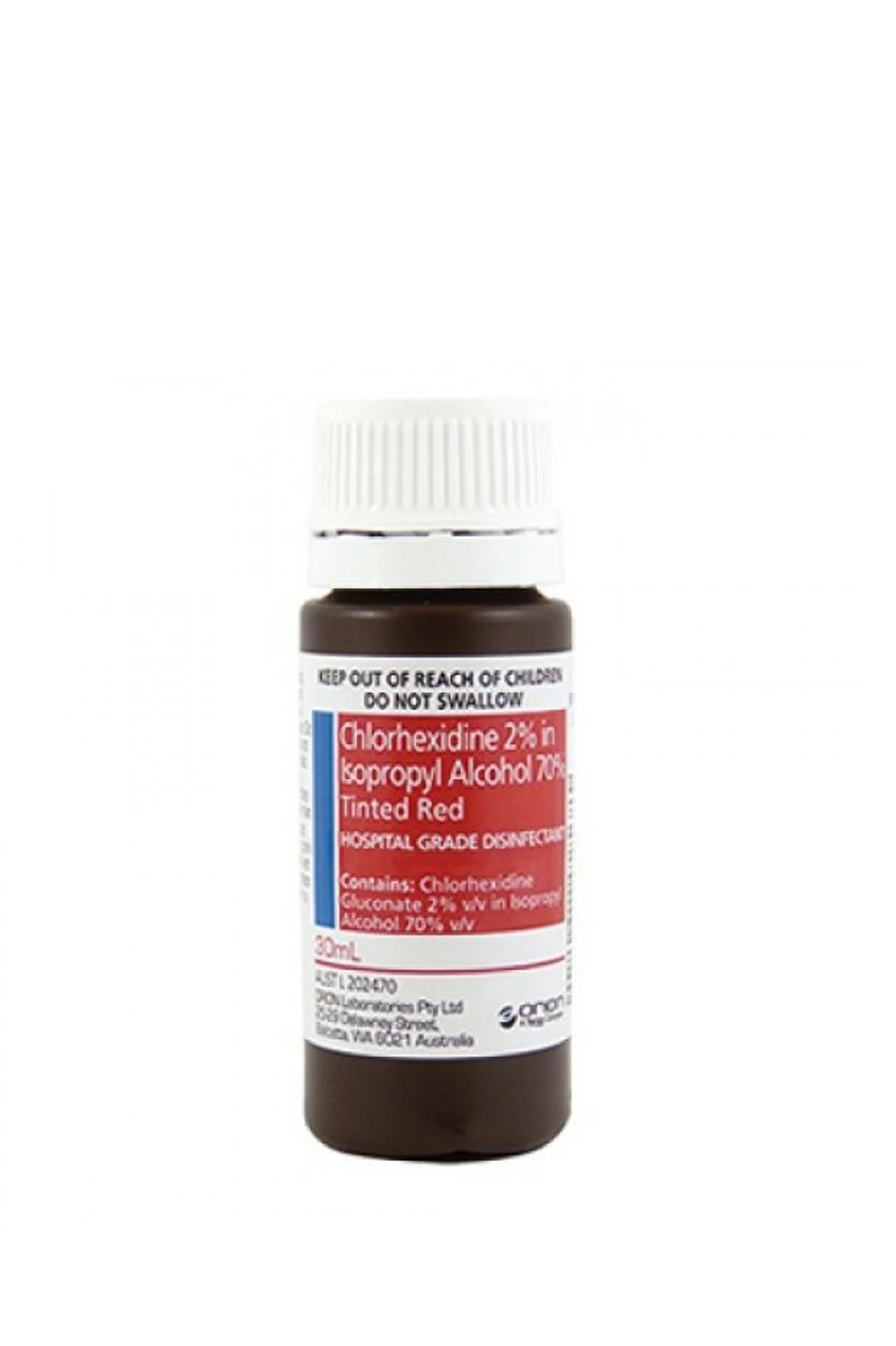 CHLORHEX 2% IPA 70% Red 30ml
