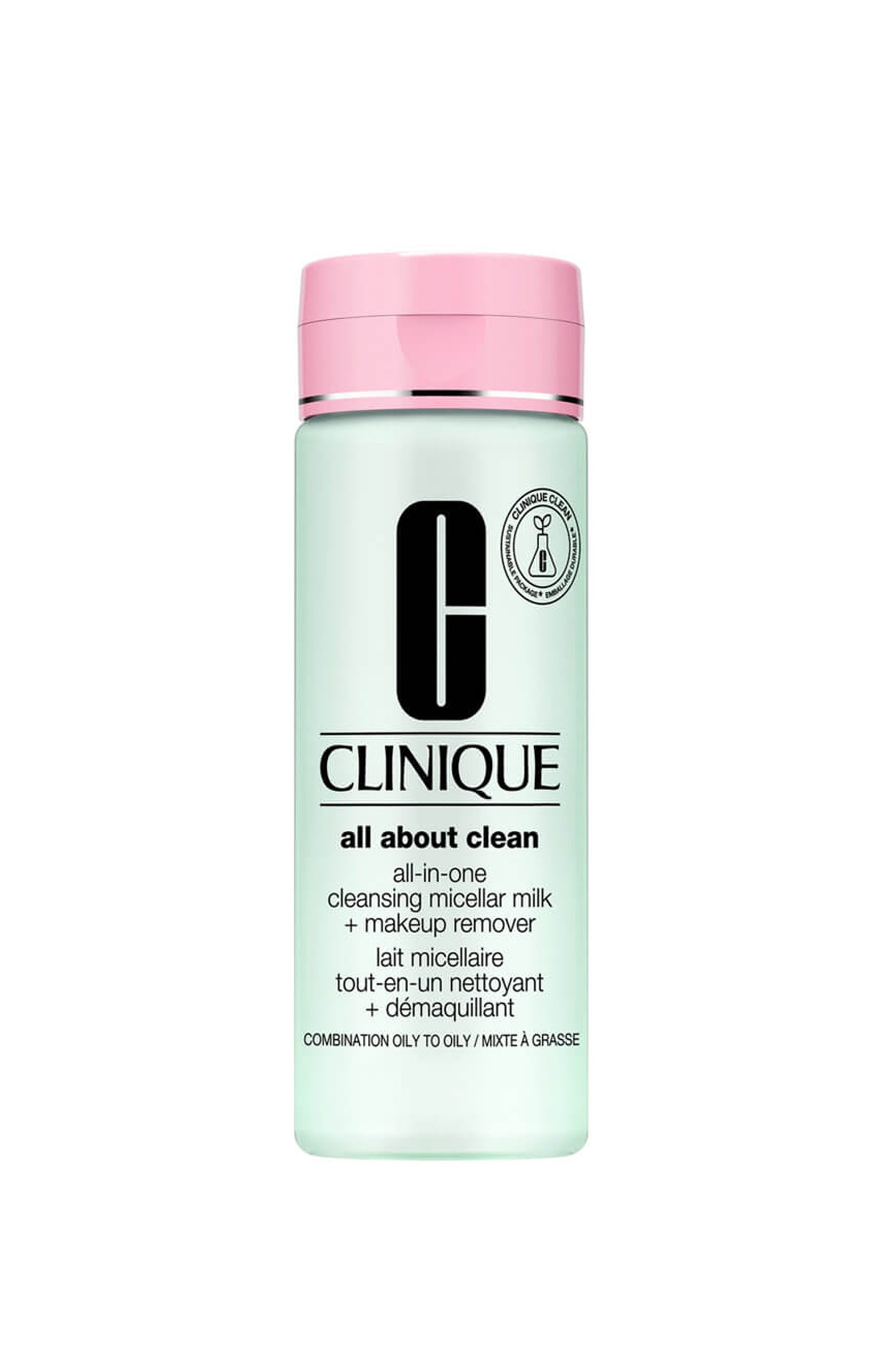 CLINIQUE All About Clean All-In-One Cleansing Micellar Milk + Makeup Remover For Oily Skin 200ml