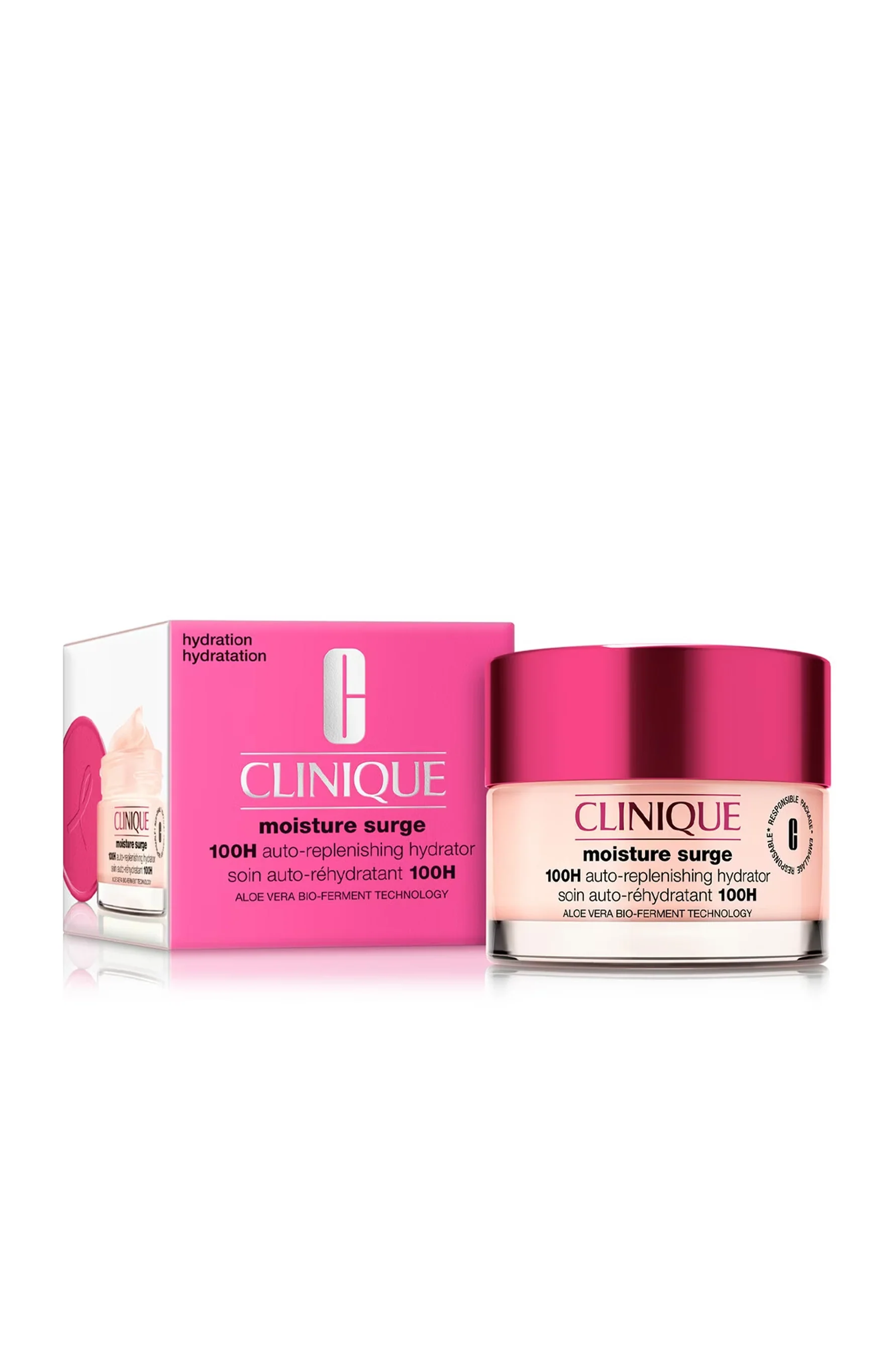 CLINIQUE Moisture Surge 100 Hour Auto-Replenishing Hydrator 50ml - BREAST CANCER AWARENESS