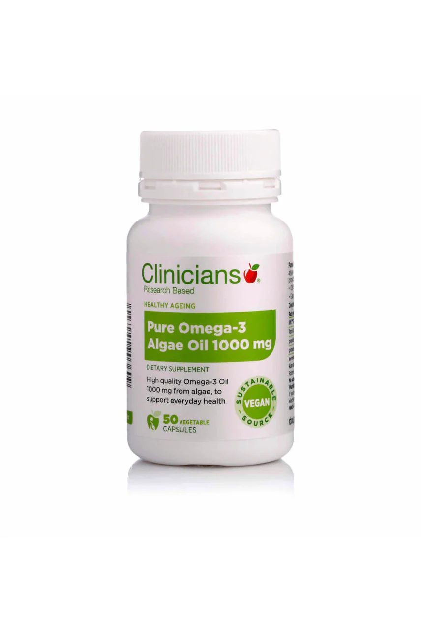 CLINICIANS Pure Omega-3 Algae Oil 1000mg 50cap