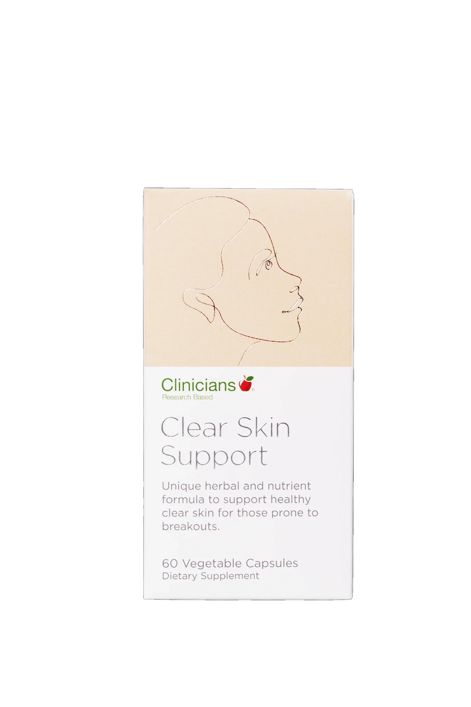 CLINICIANS Clear Skin Support 60 Capsules