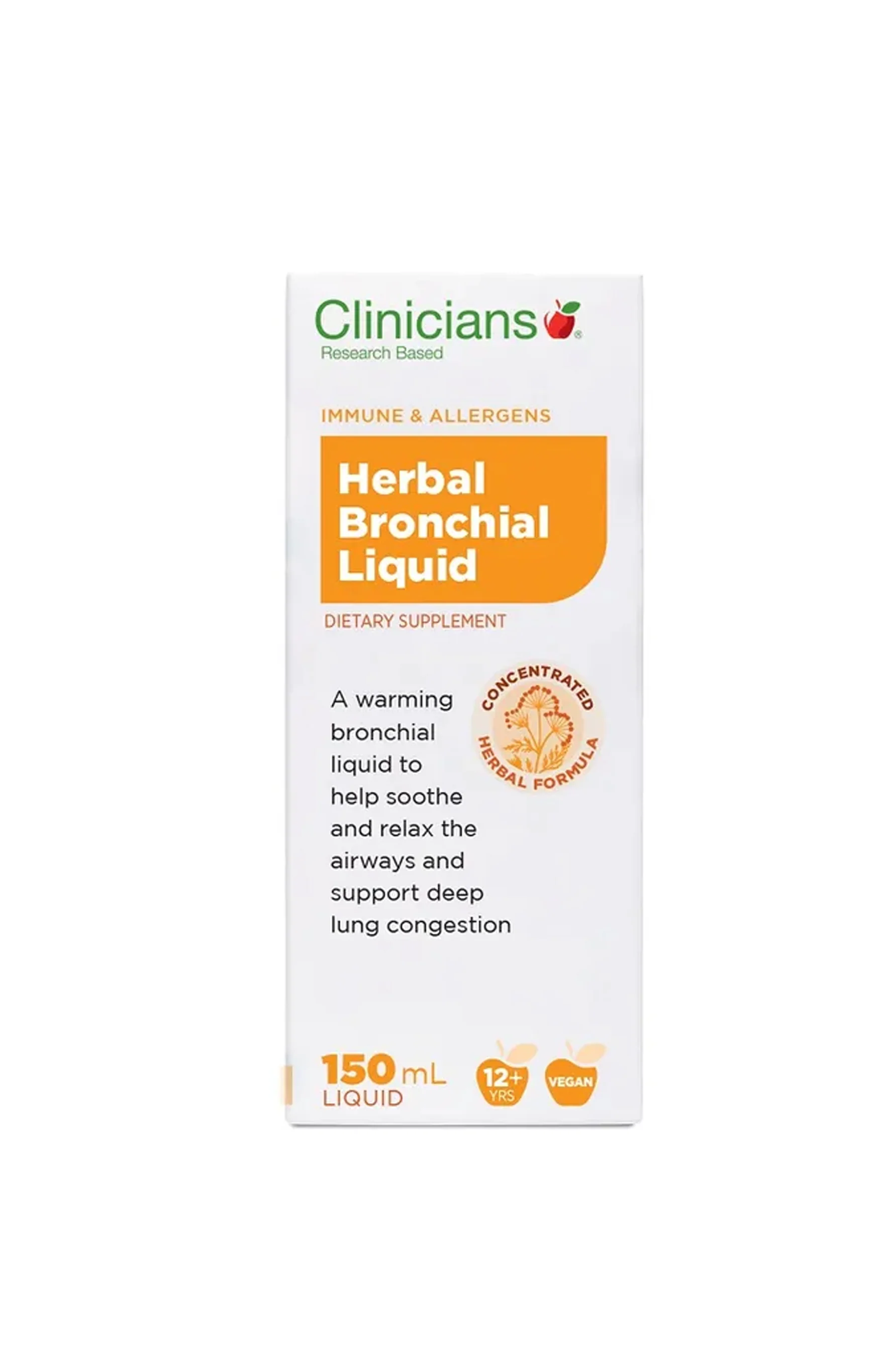 CLINICIANS Herbal Bronchial Liquid 150ml
