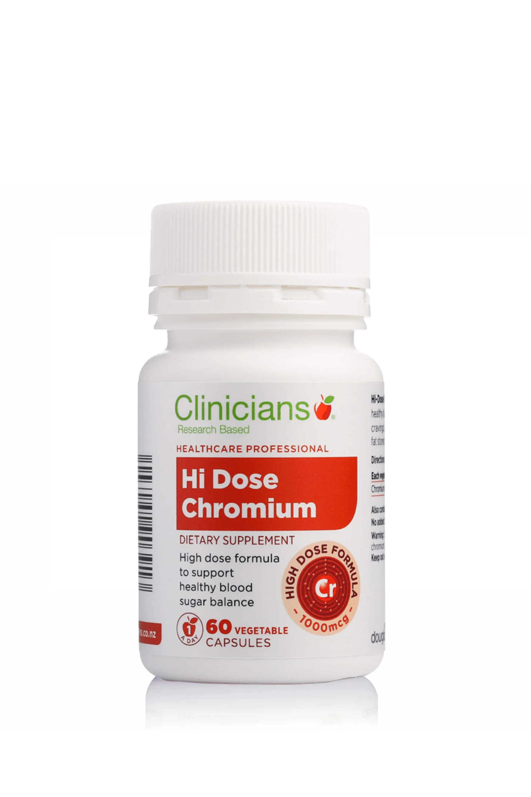 CLINICIANS Hi-Dose Chromium 60 Capsules