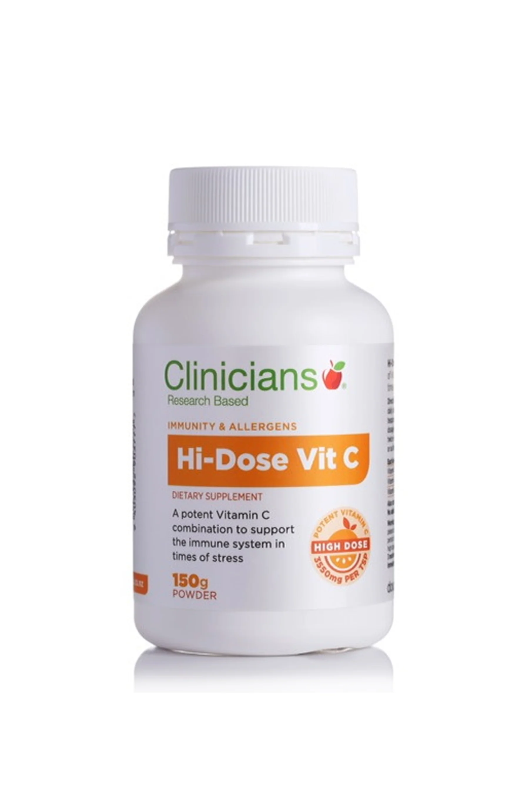 CLINICIANS Hi-Dose Vit C Powder 150g