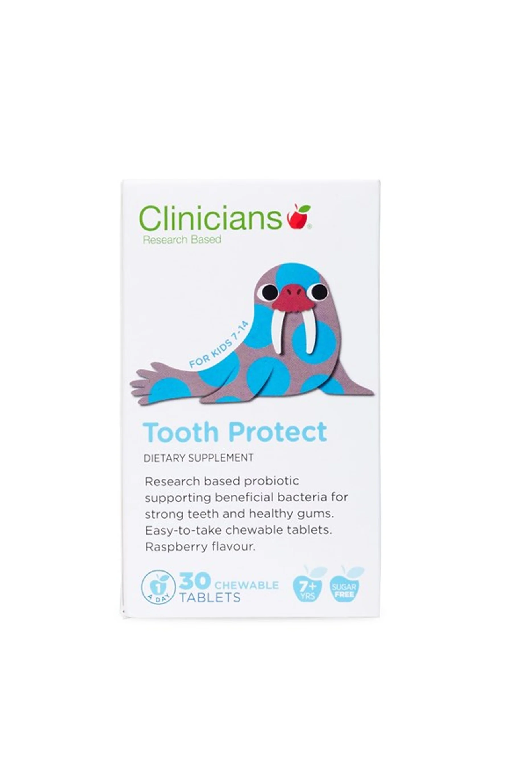 CLINICIANS For Kids Tooth Protect Chewable Tablets 30s