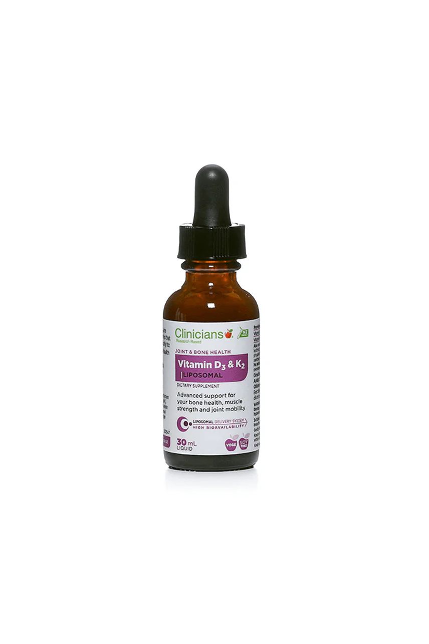 CLINICIANS Liposomal D3 +Vit K2 500iu 30ml