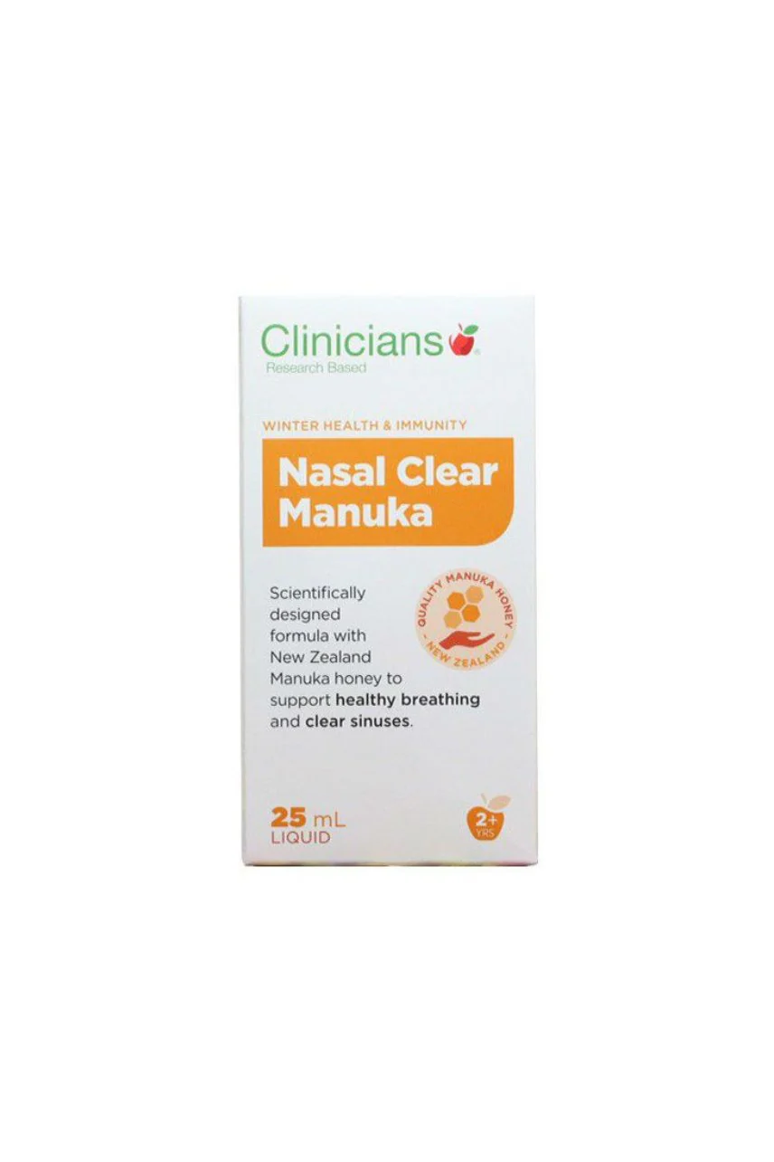 CLINICIANS Nasal Clear Manuka 25ml