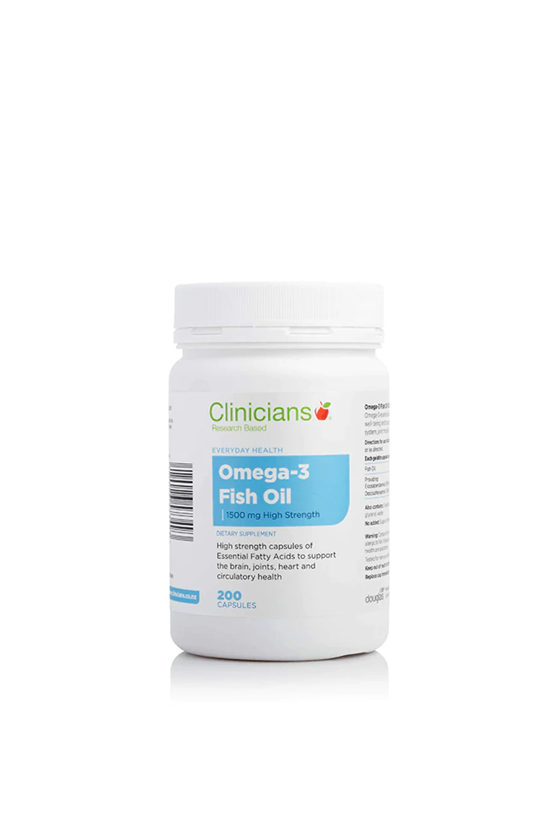 CLINICIANS Omega 3 1500mg 200 Softgel Capsules