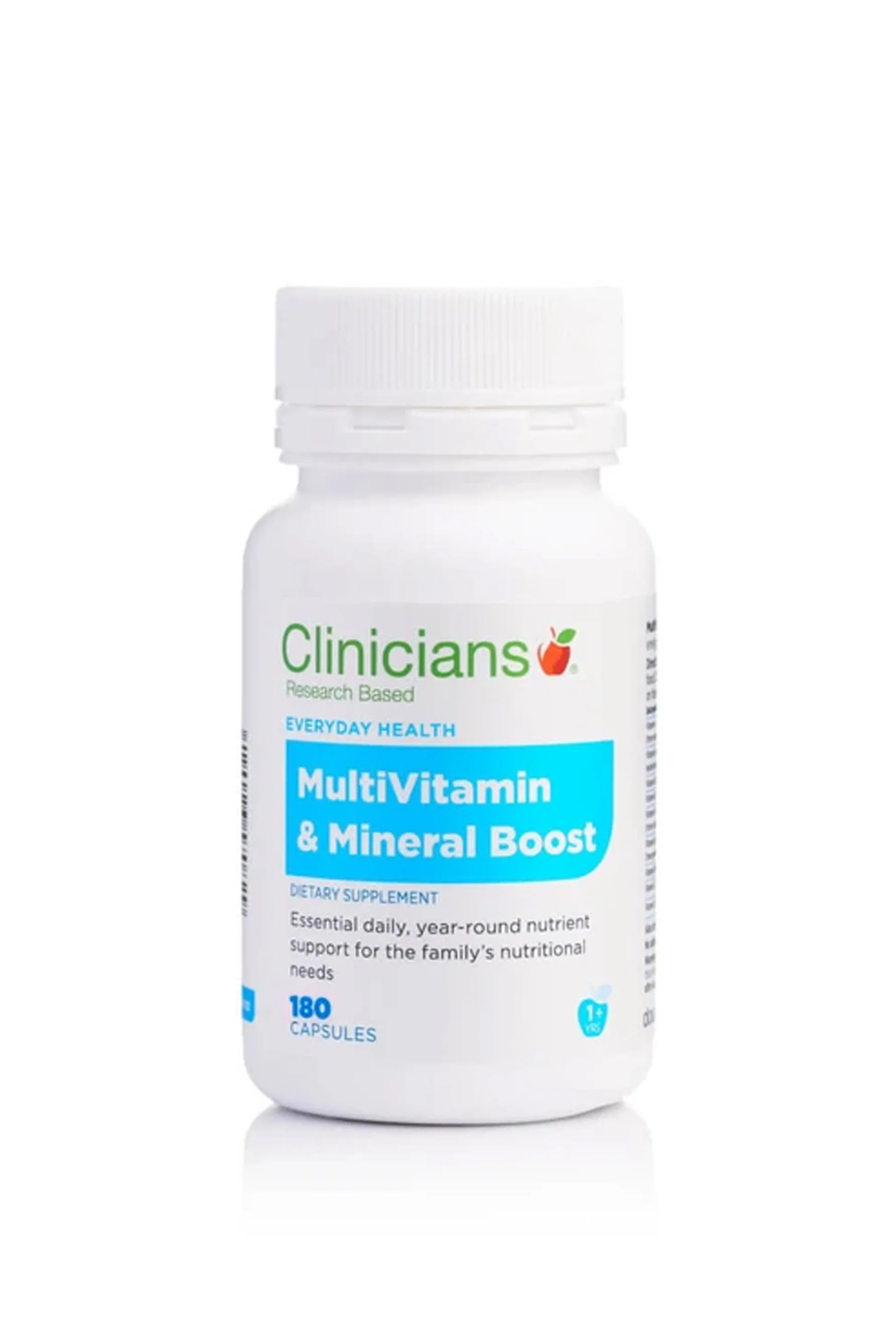 CLINICIANS MultiVitamin & Mineral Boost 180 Capsules