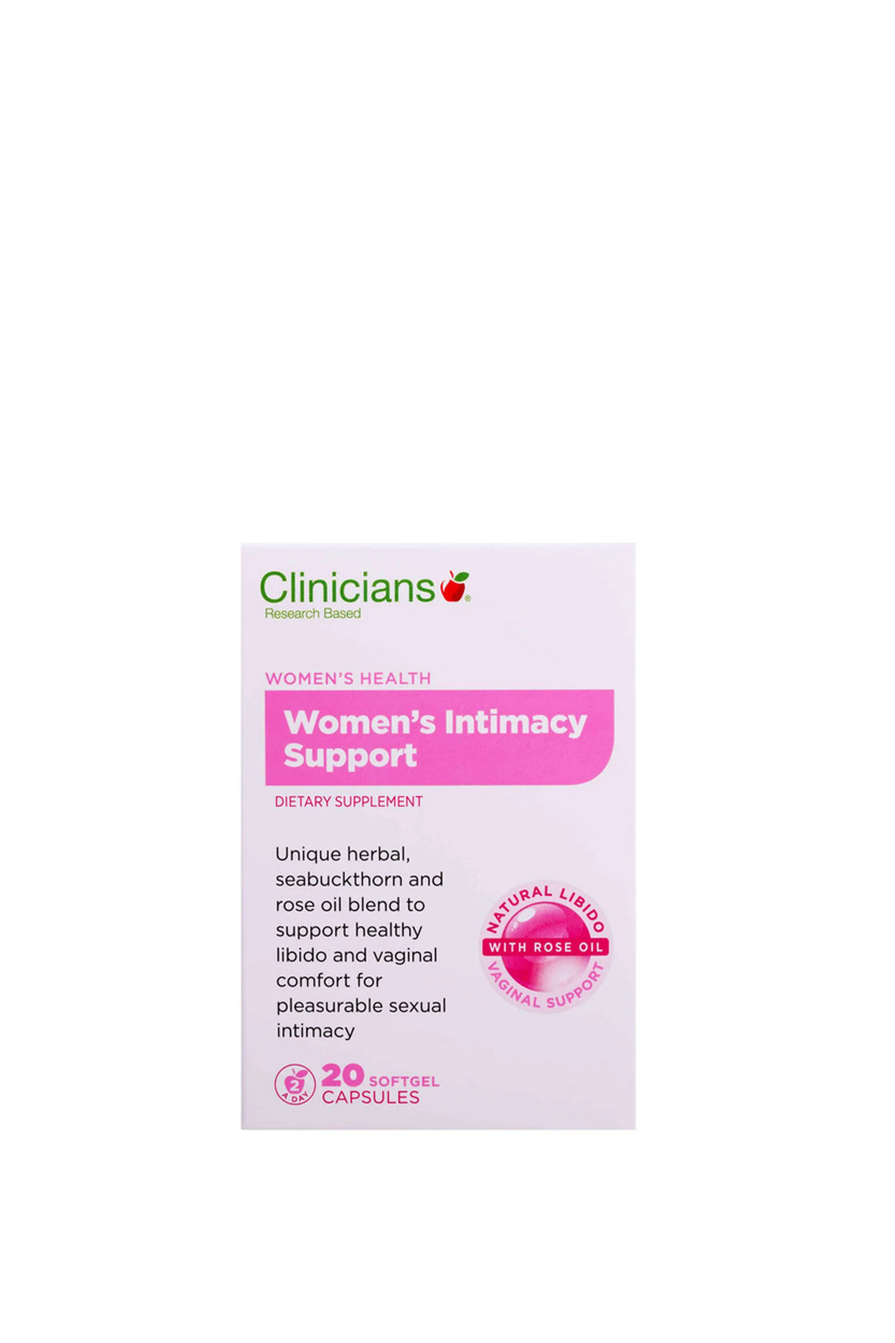CLINICIANS Women's Intimacy Support 20 Capsules