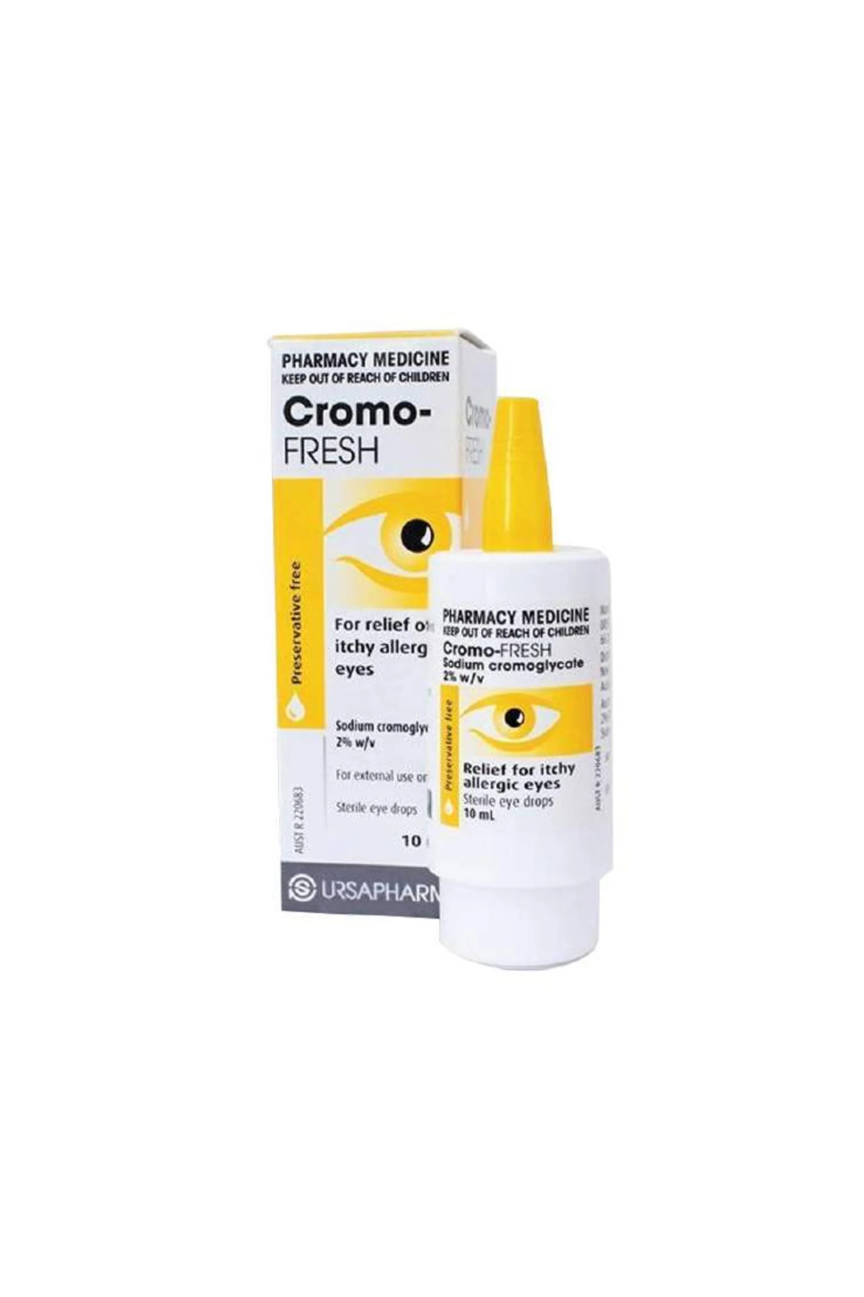 Cromo-Fresh 20mg/mL Eye Drops 10ml