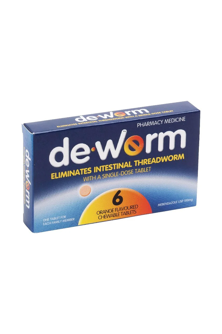 DE-WORM 100mg 6tabs