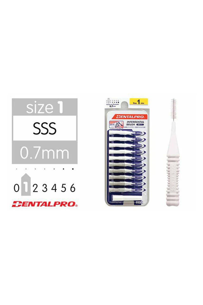 DENTALPRO Interdental Brush Size 1 WhIte