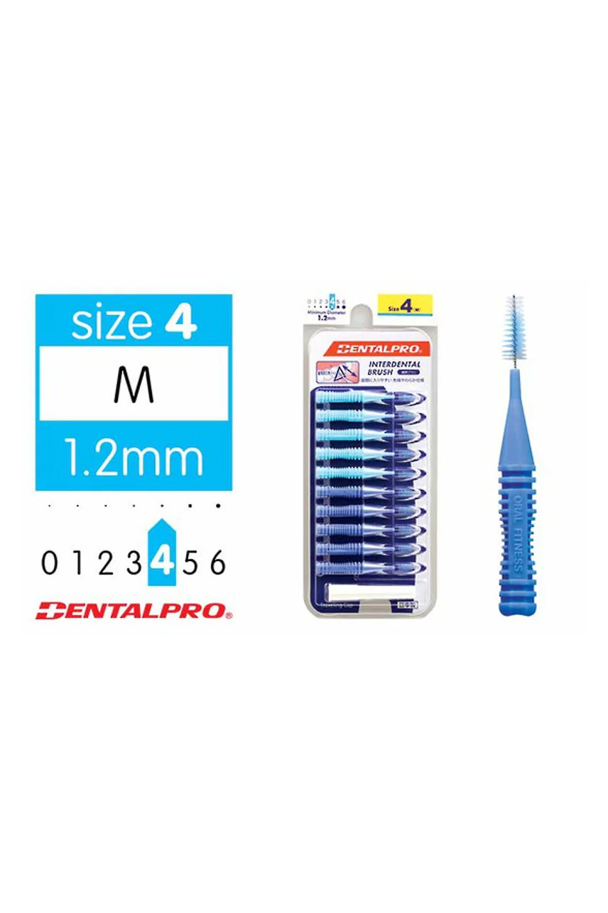 DENTALPRO Interdental Brush Size 4 Blue