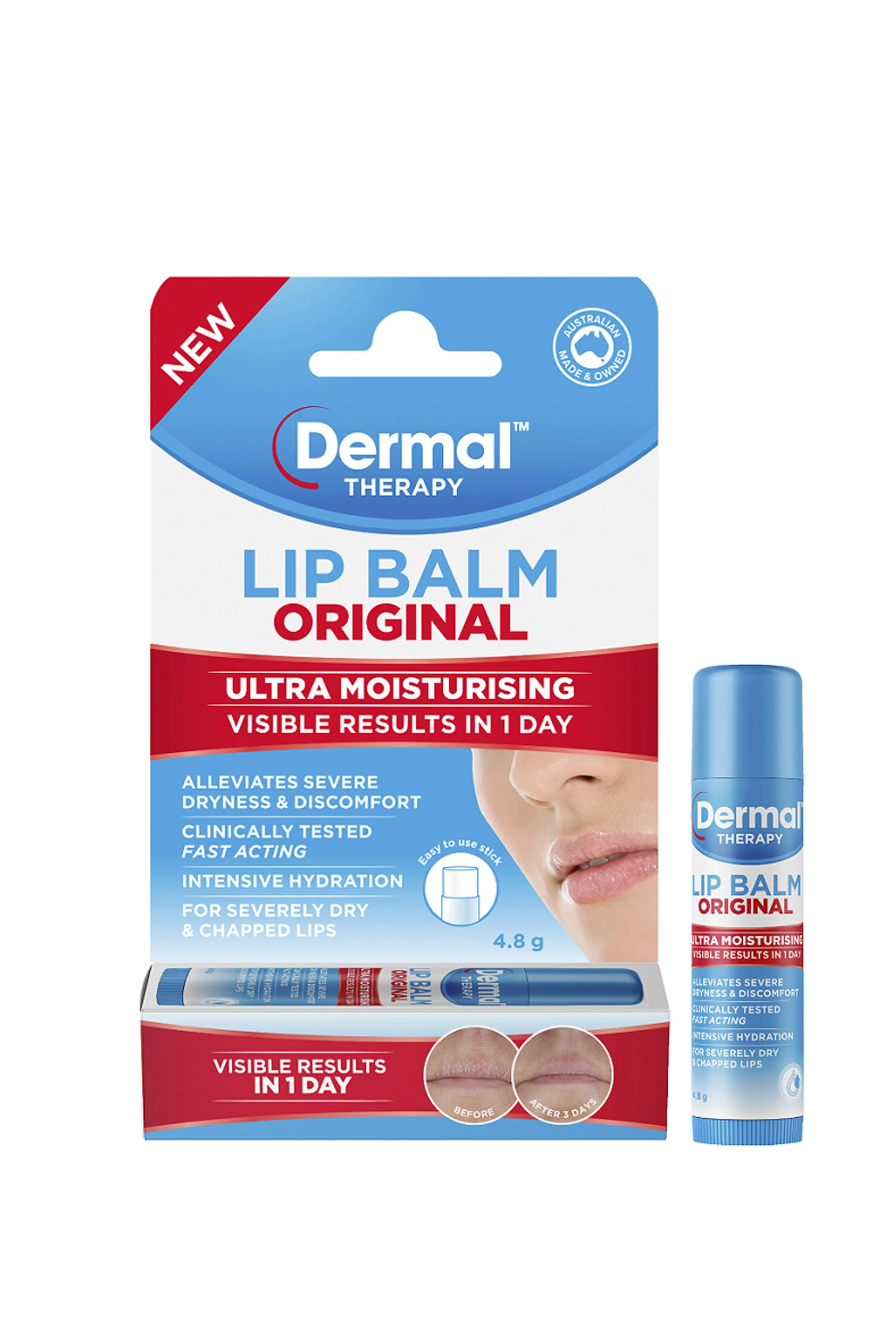 DERMAL THERAPY Lip Balm Stick 4.8g