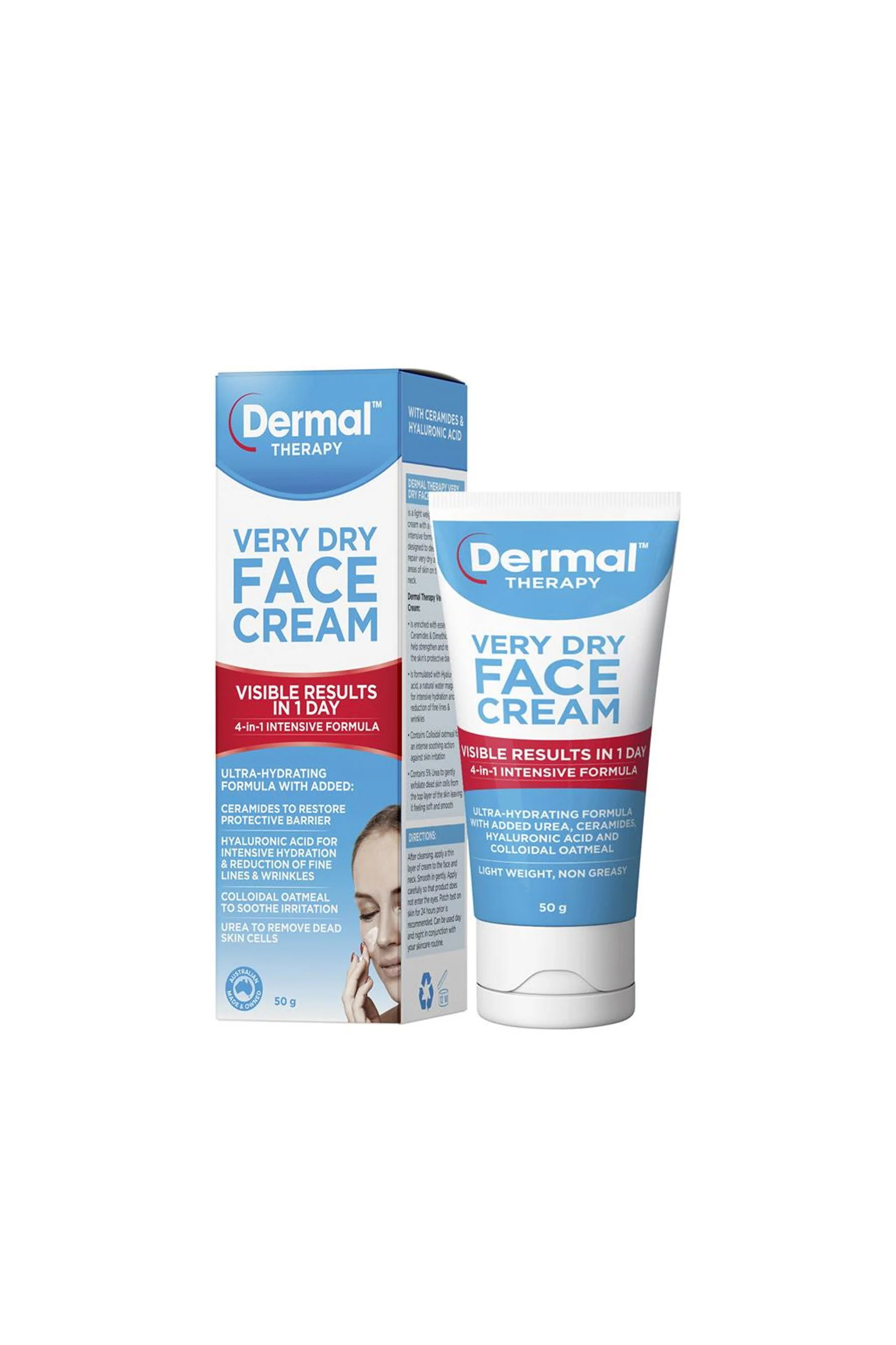 DERMAL THERAPY Very Dry Face Cream 50g