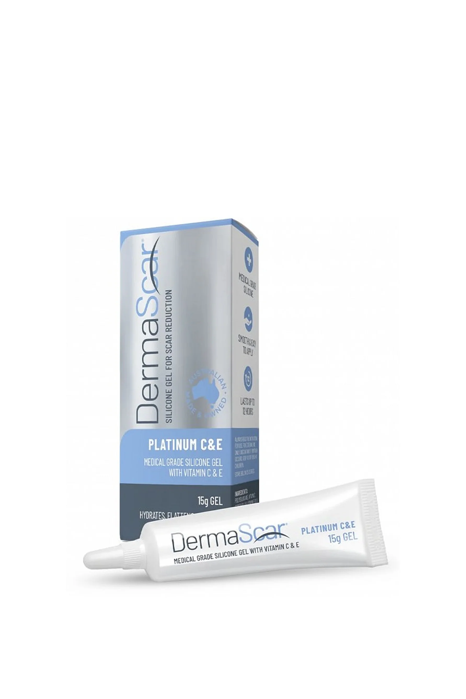 DermaScar Silicone Gel 15g - Platinum C&E